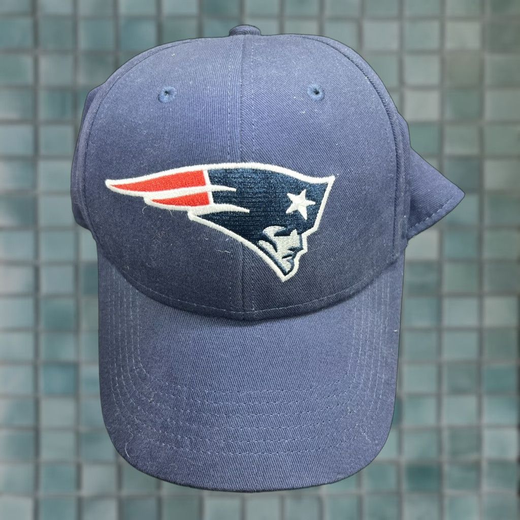 NFL NFL Team New England Patriots Blue Logo Adjustable One Size Hat Baseball Cap Size ONE SIZE - 1 Thumbnail