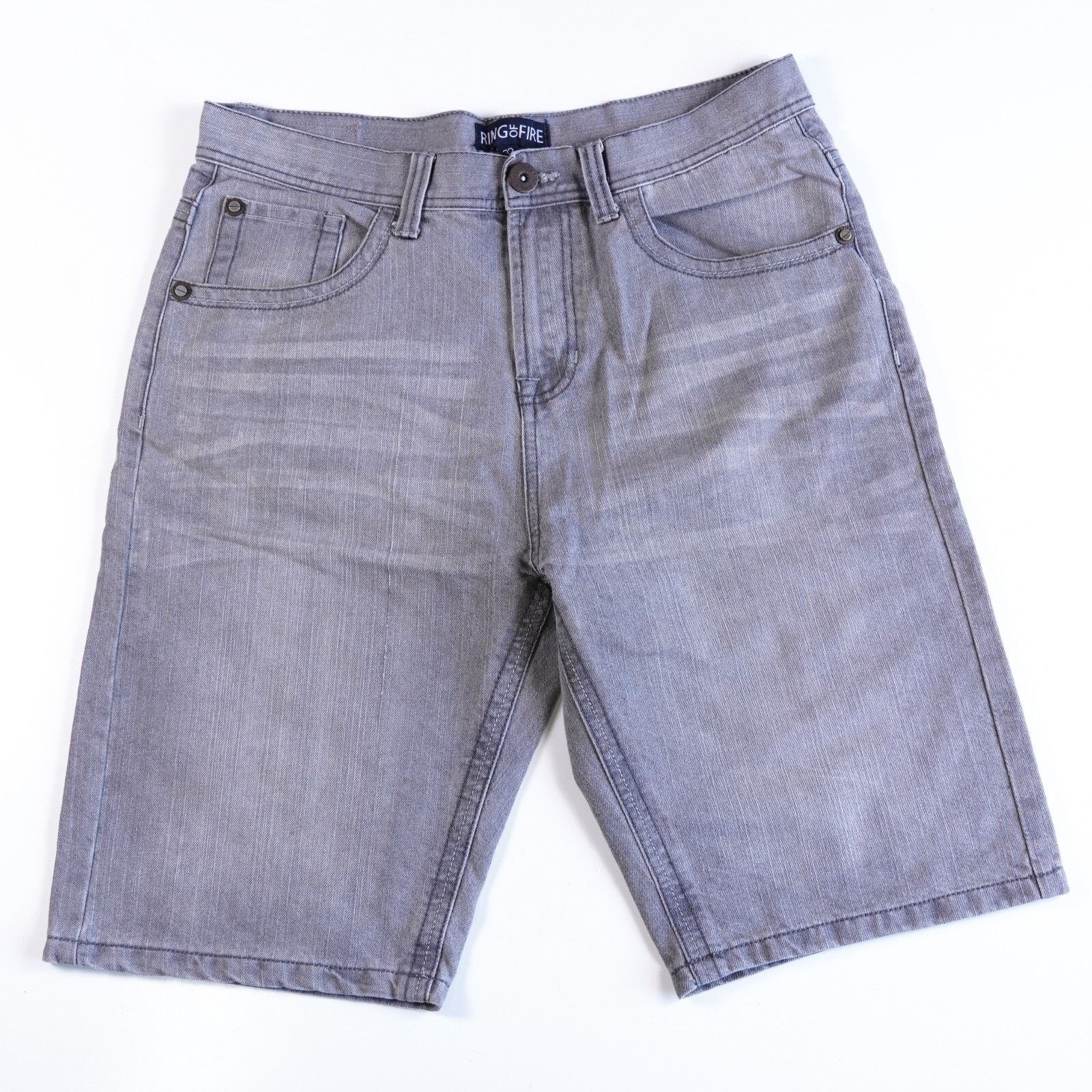 Ring Of Fire Ring of Fire Cotton Denim Jean Shorts Wide Leg Size 32 Gray Size US 32 / EU 48 - 1 Thumbnail