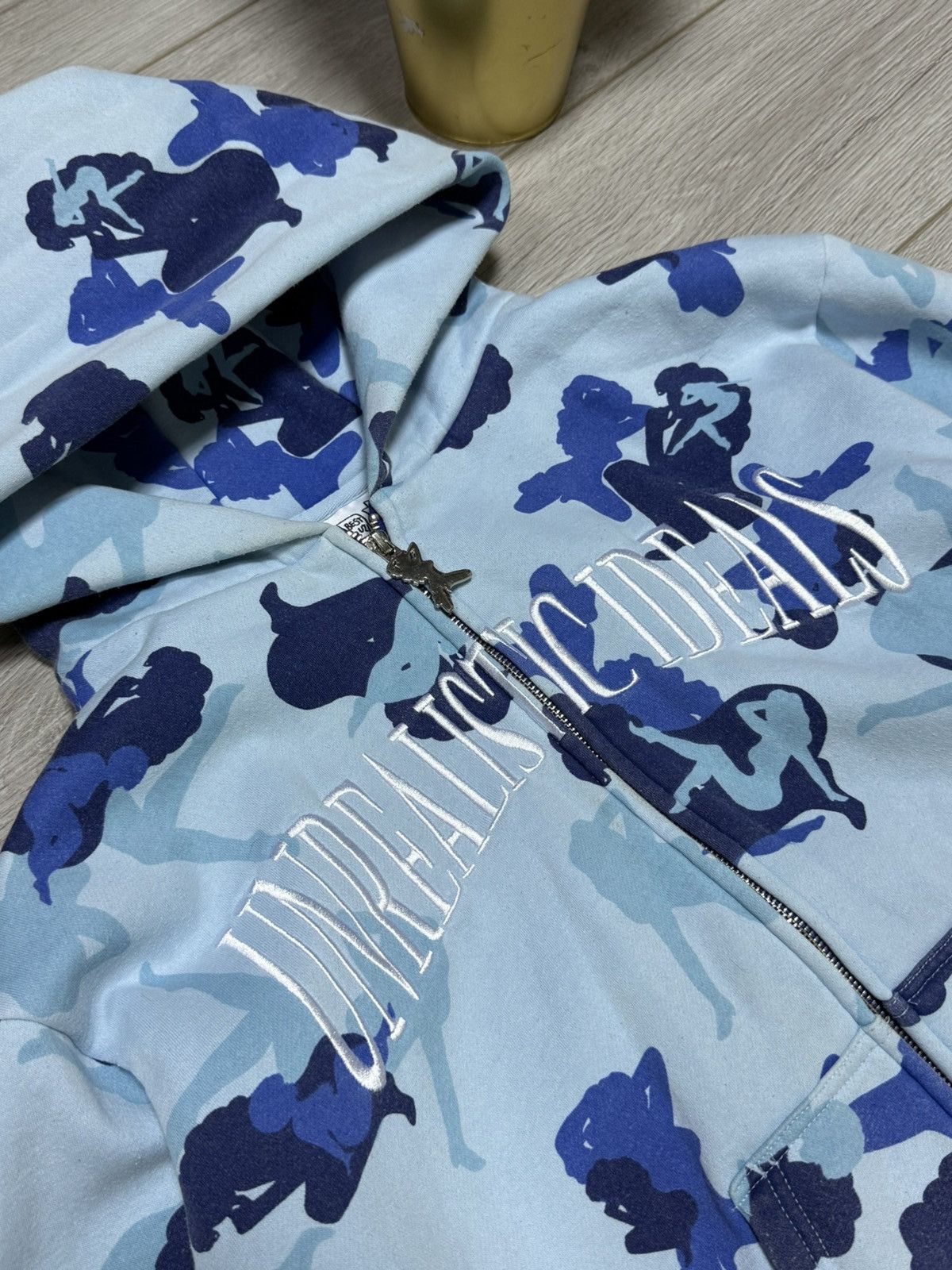 Named Collective Named Collective Unrealistic Ideals zip camo monogram hoodie Size US S / EU 44-46 / 1 - 4 Thumbnail
