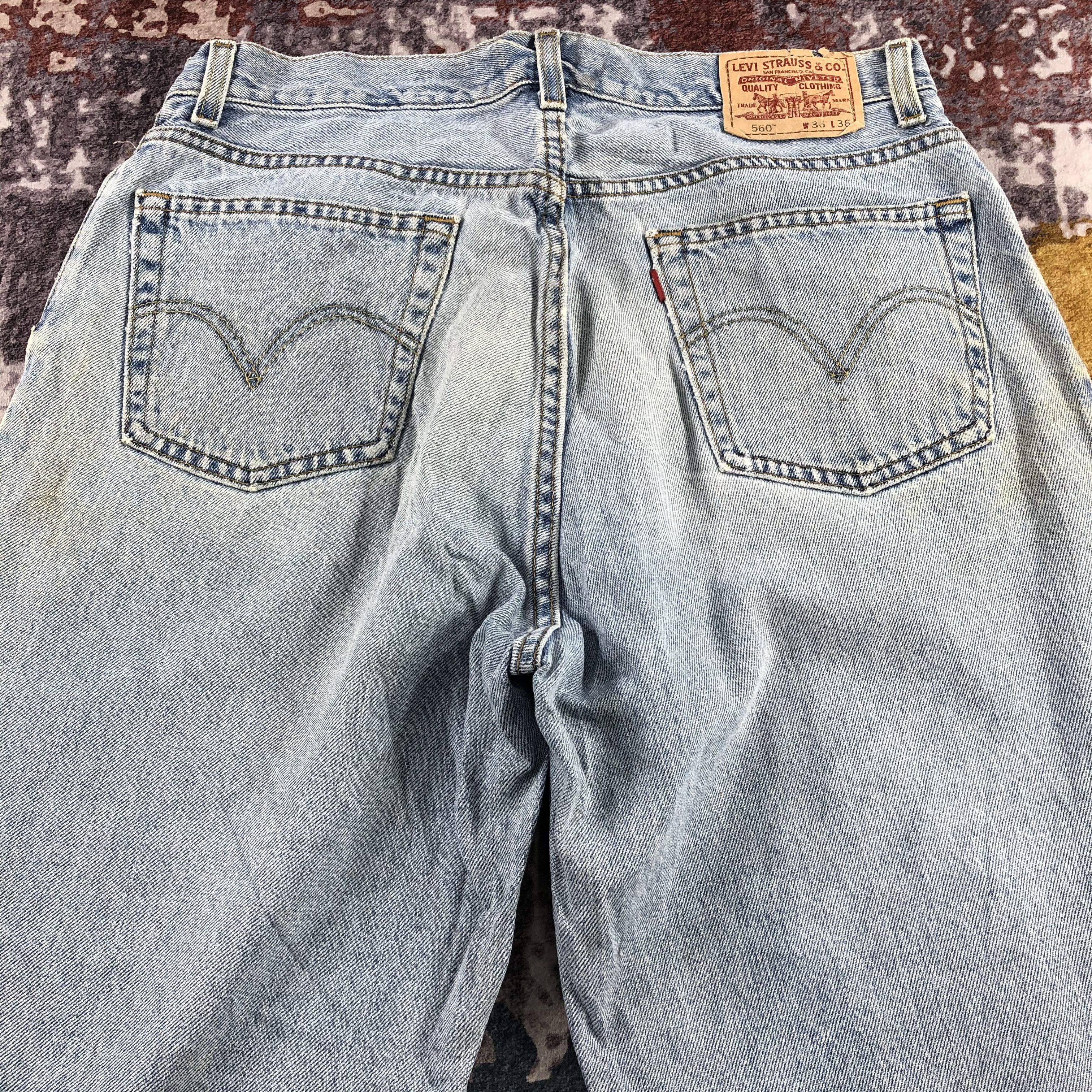 Levi's × Vintage Vintage Light Wash Levis 560 Jeans-JM3000 Size US 35 - 5 Thumbnail