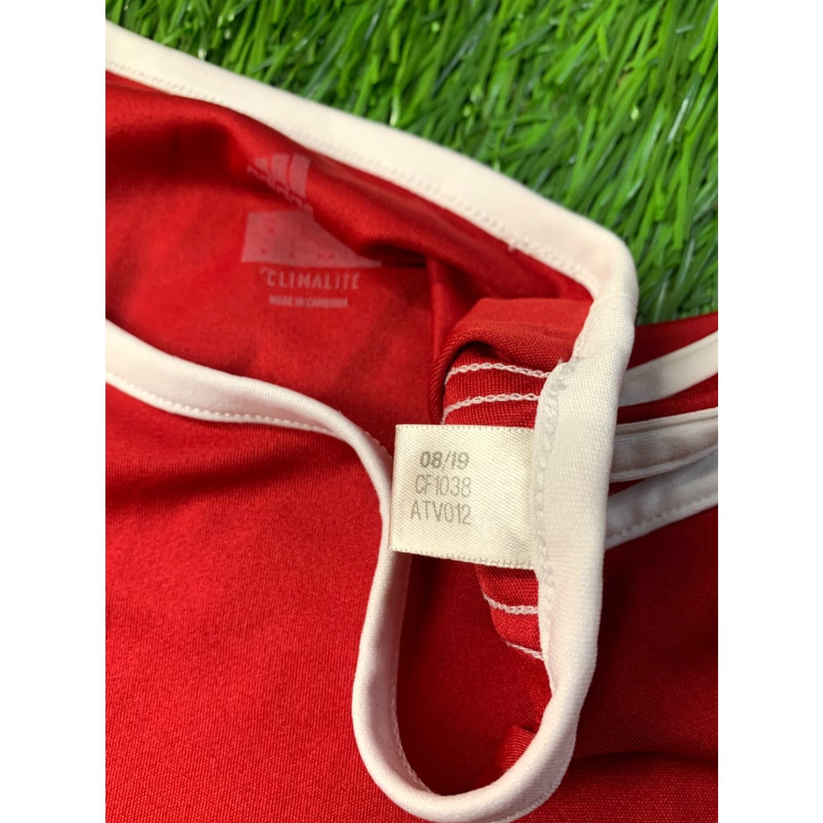 Adidas ADIDAS PERFORMANCE SHIRT Men Football Short Sleeve Size M Red and White 2019 Entrada Size US M / EU 48-50 / 2 - 6 Thumbnail