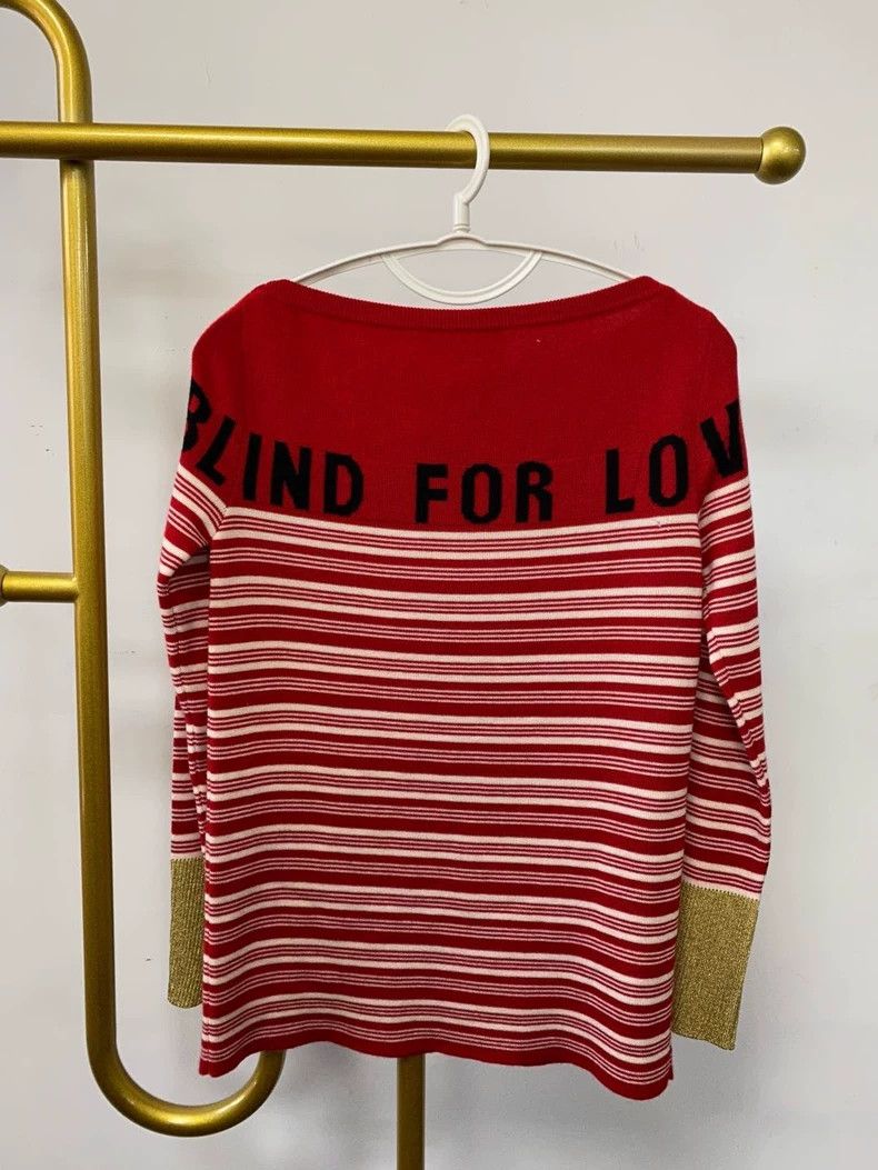 Gucci Gucci Red striped knitted long sleeves 2502-Nextarrow Size US L / EU 52-54 / 3 - 2 Thumbnail