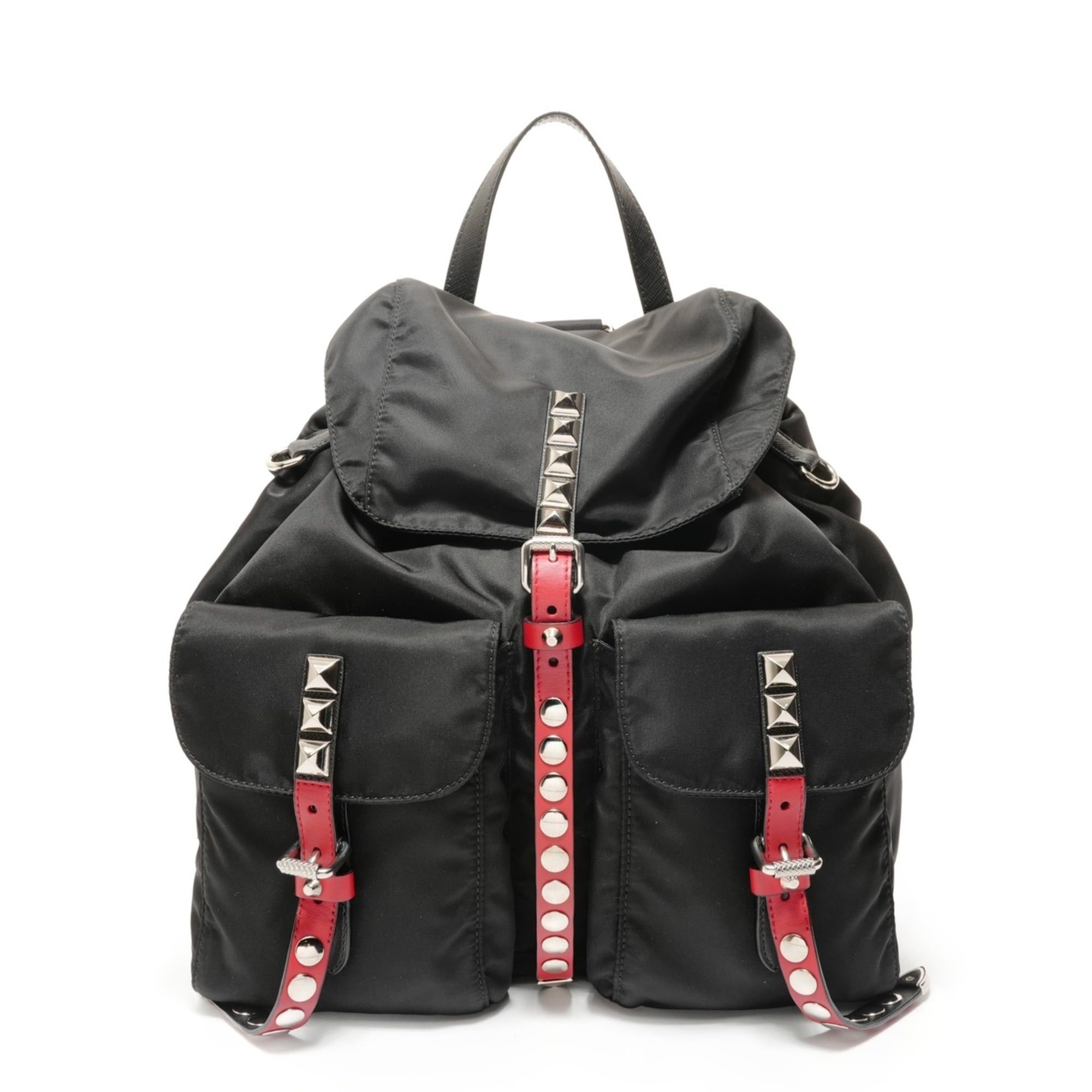 PRADA Backpack Leather Black VZ0053 Auth am11989V Prada PRADA Backpack Leather Black VZ0053 Auth am11989V  main image 3