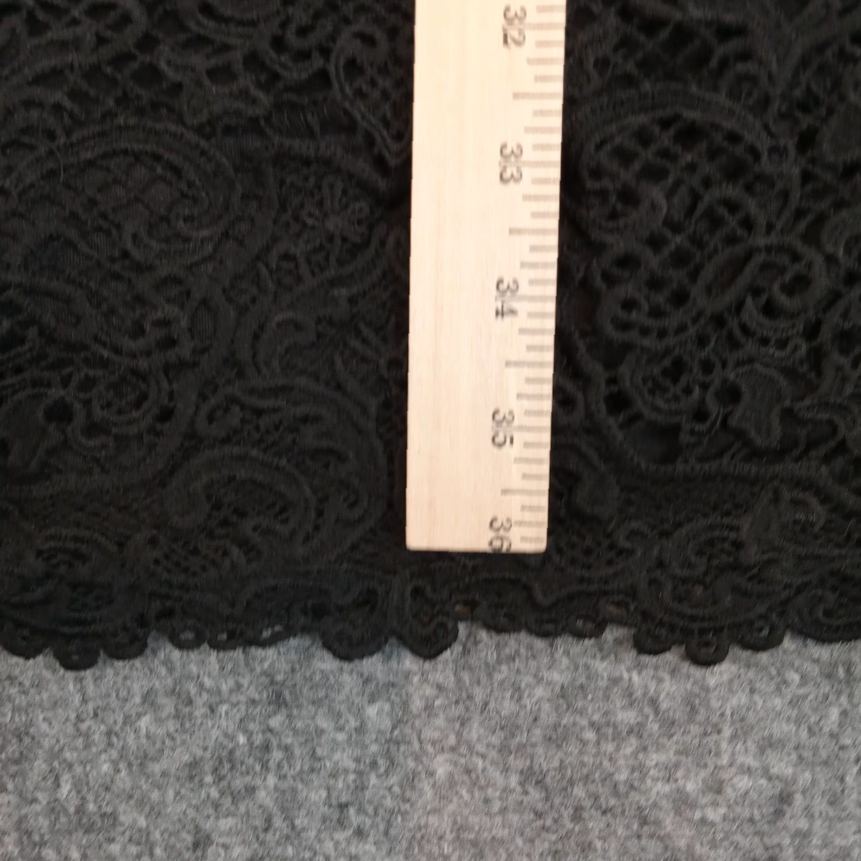Lulus Lulus Shift Dress Womens Large Black Round Neck 3/4 Sleeve Knee Length Stretch Size L / US 10 / IT 46 - 3 Thumbnail