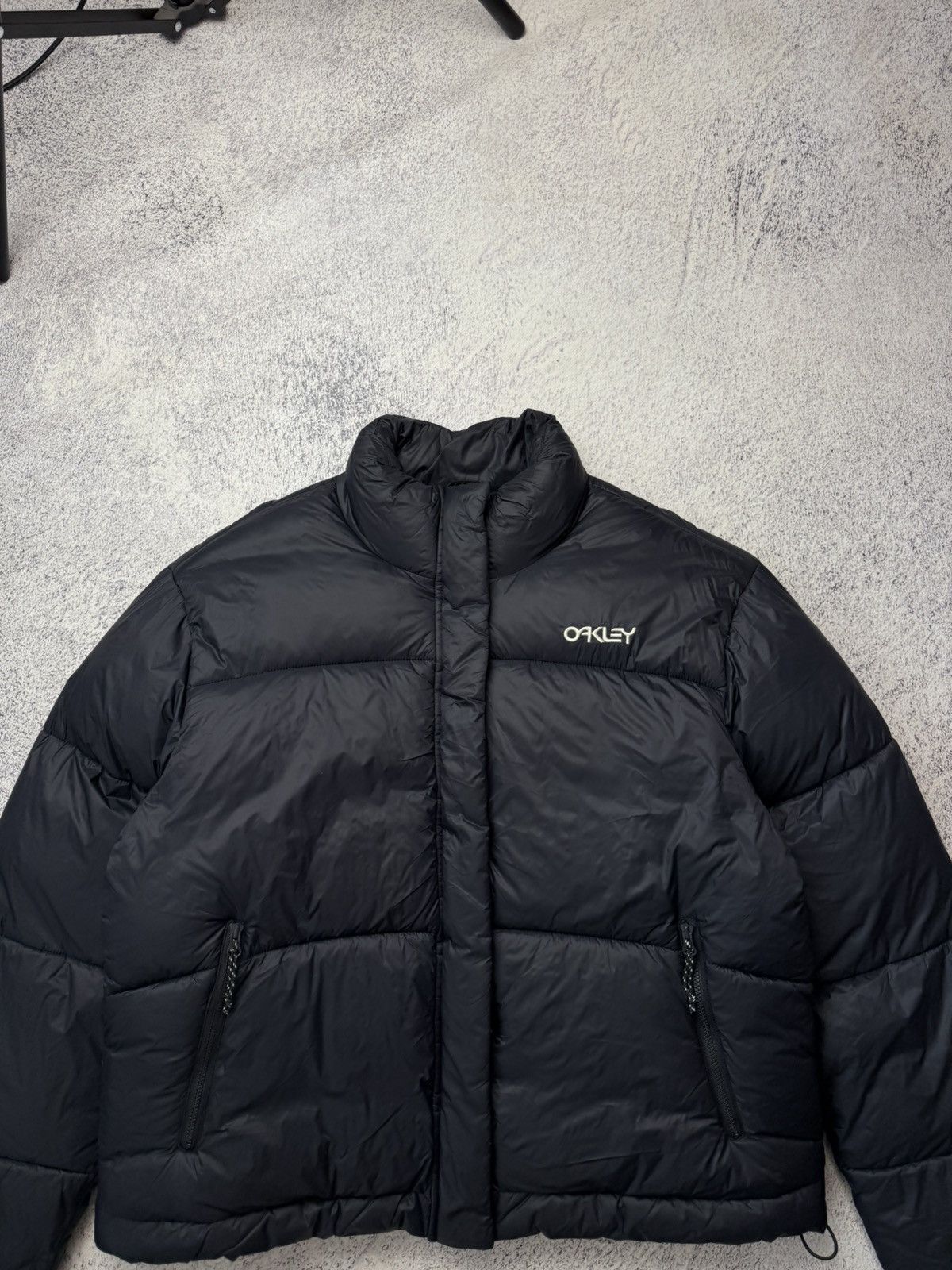 Oakley Vintage Oakley Black Puffer Jacket Y2K USA Size XL / US 12-14 / IT 48-50 - 5 Thumbnail
