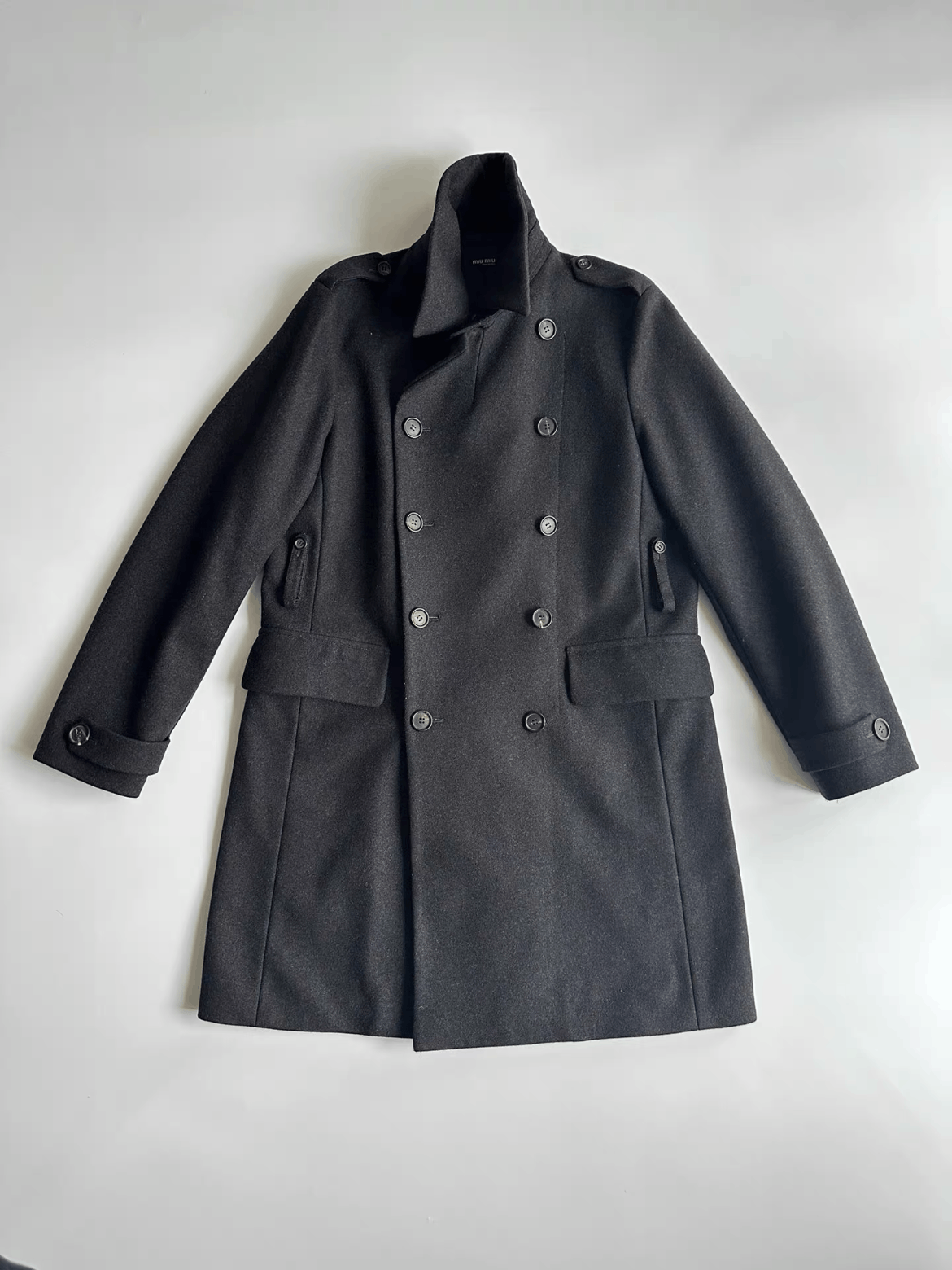 ジャケット・アウター 90s archive miumiu standcollar long coat 90s archive miumiu standcollar long coat