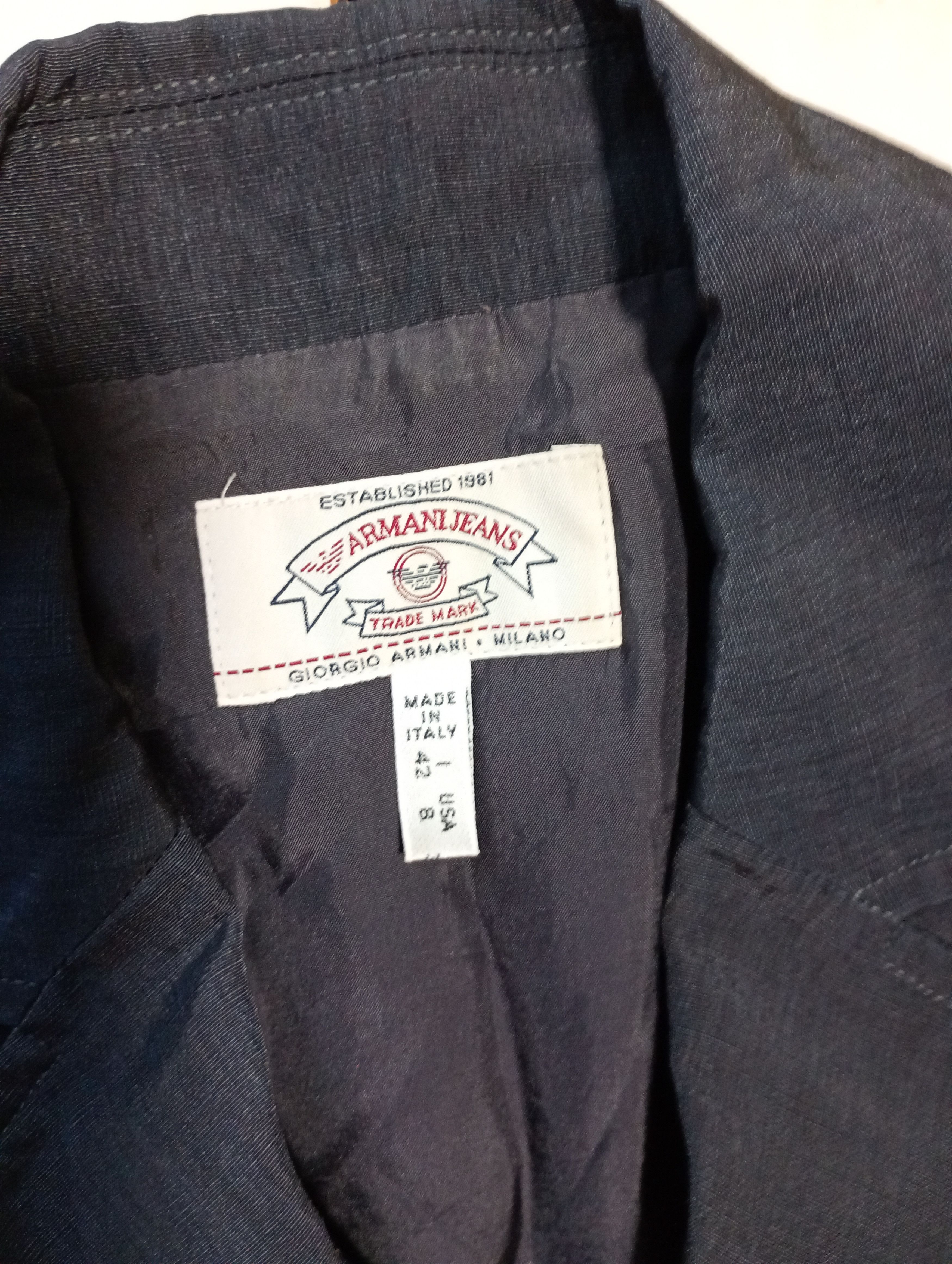Armani Armani Jeans Blazer Women;s Vintage 90's US size 8 Size M / US 6-8 / IT 42-44 - 6 Thumbnail