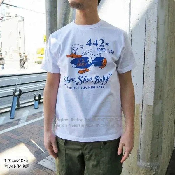 Buzz Rickson's Buzz Rickson's Donald Duck Bombing Sqn Cotton T. Size US L / EU 52-54 / 3 - 4 Thumbnail