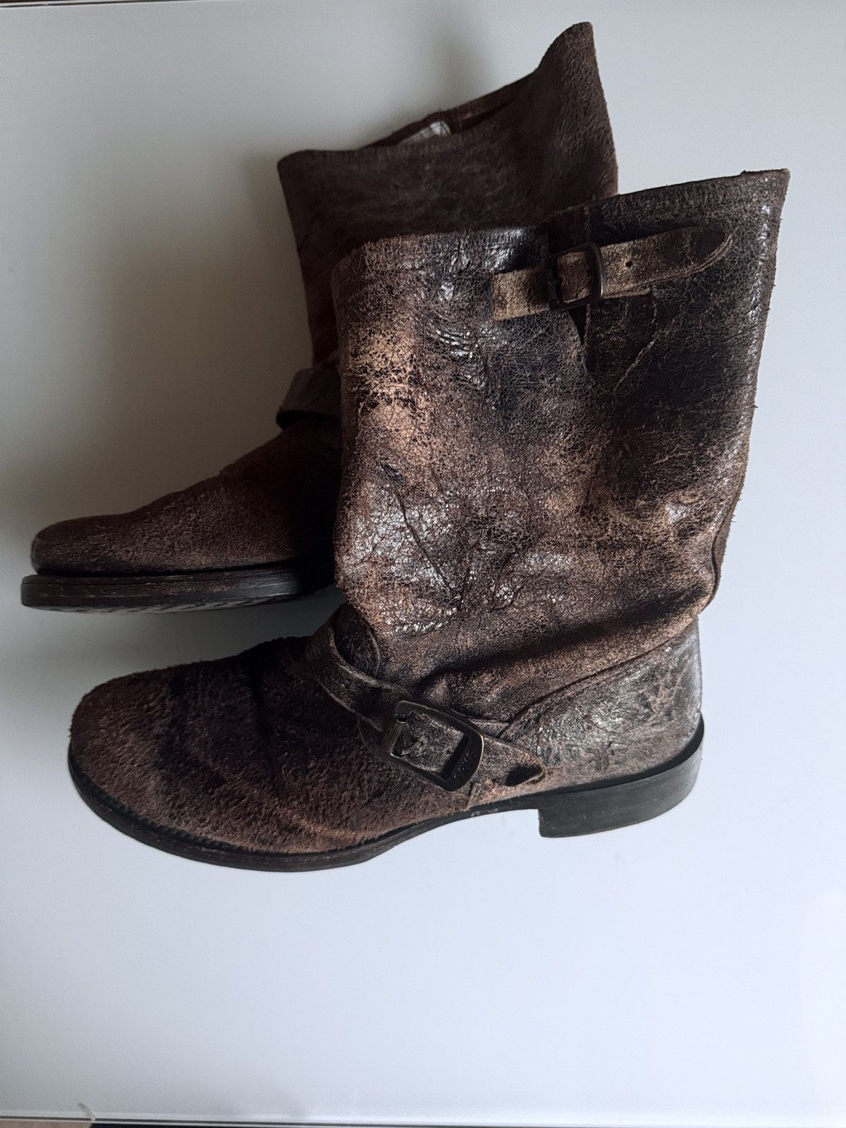 Frye Vintage Frye Engineer Boots Size US 9 / EU 42 - 3 Thumbnail
