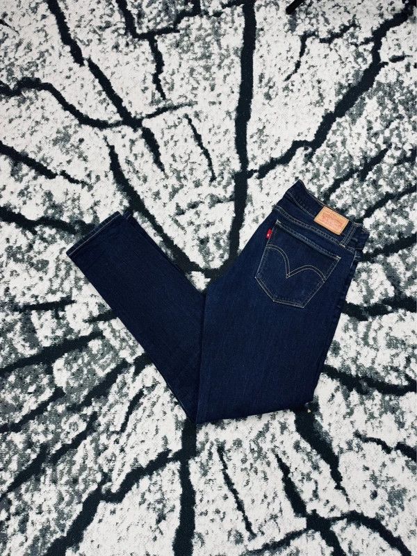 Levi's Levis 601 pin skinny jeans navy blue 30 Size 30" / US 8 / IT 44 - 1 Thumbnail
