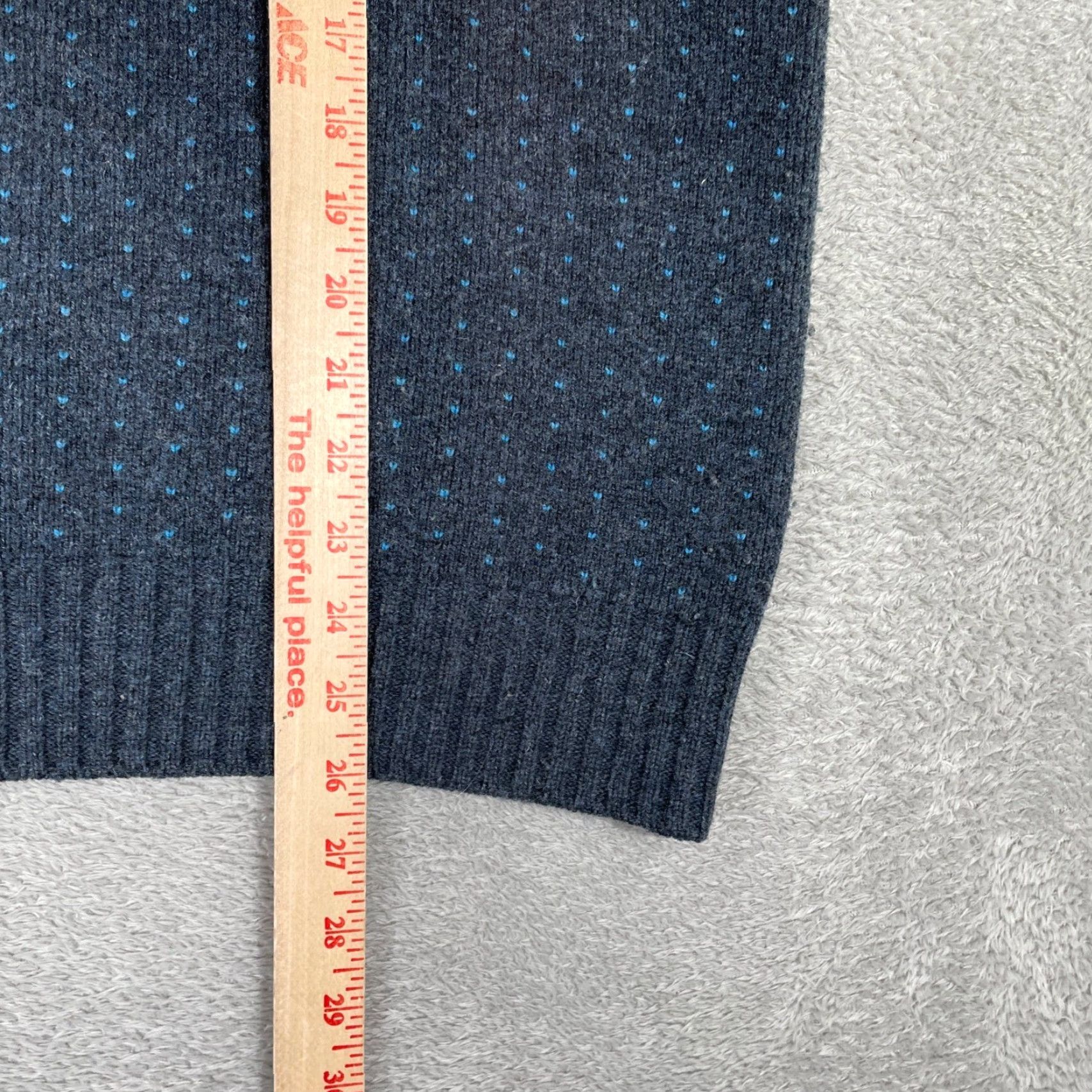 Timberland VINTAGE: No Timberland Sweater Mens Medium Gray Blue Fair Isle Lambswool Crewneck Size US M / EU 48-50 / 2 - 7 Thumbnail