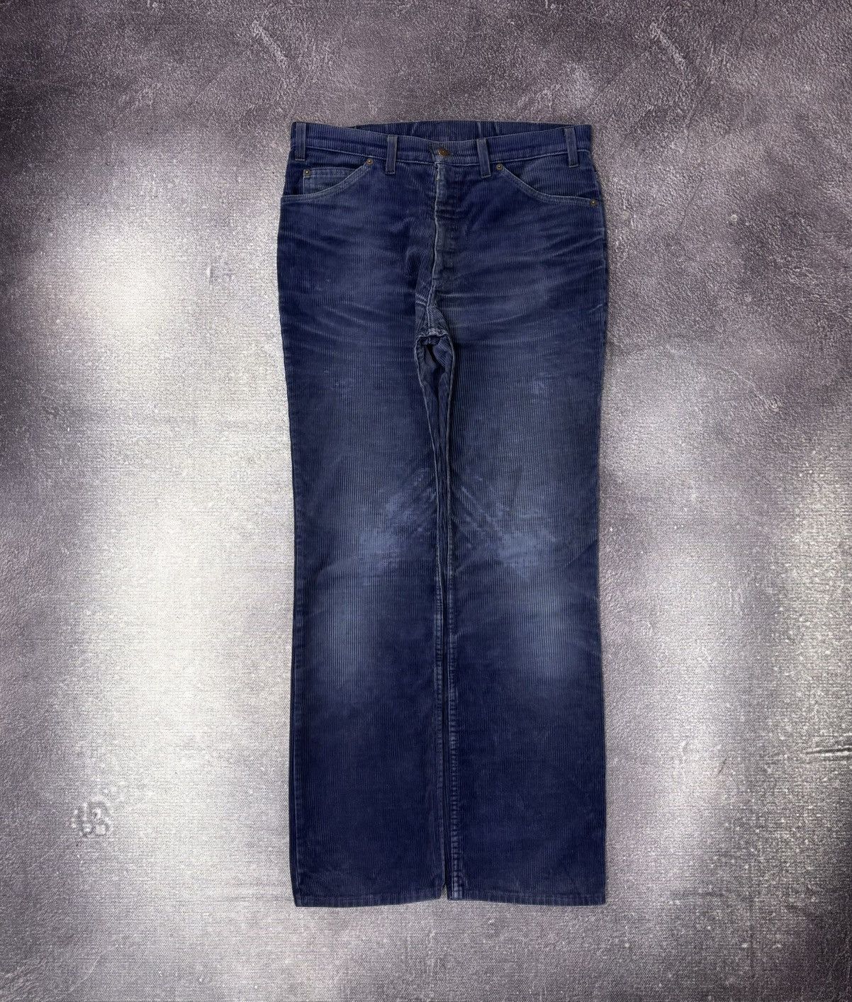 Levi's Vintage 1970s Levi’s 527 Navy Blue Corduroy Pants Size US 36 / EU 52 - 2 Thumbnail