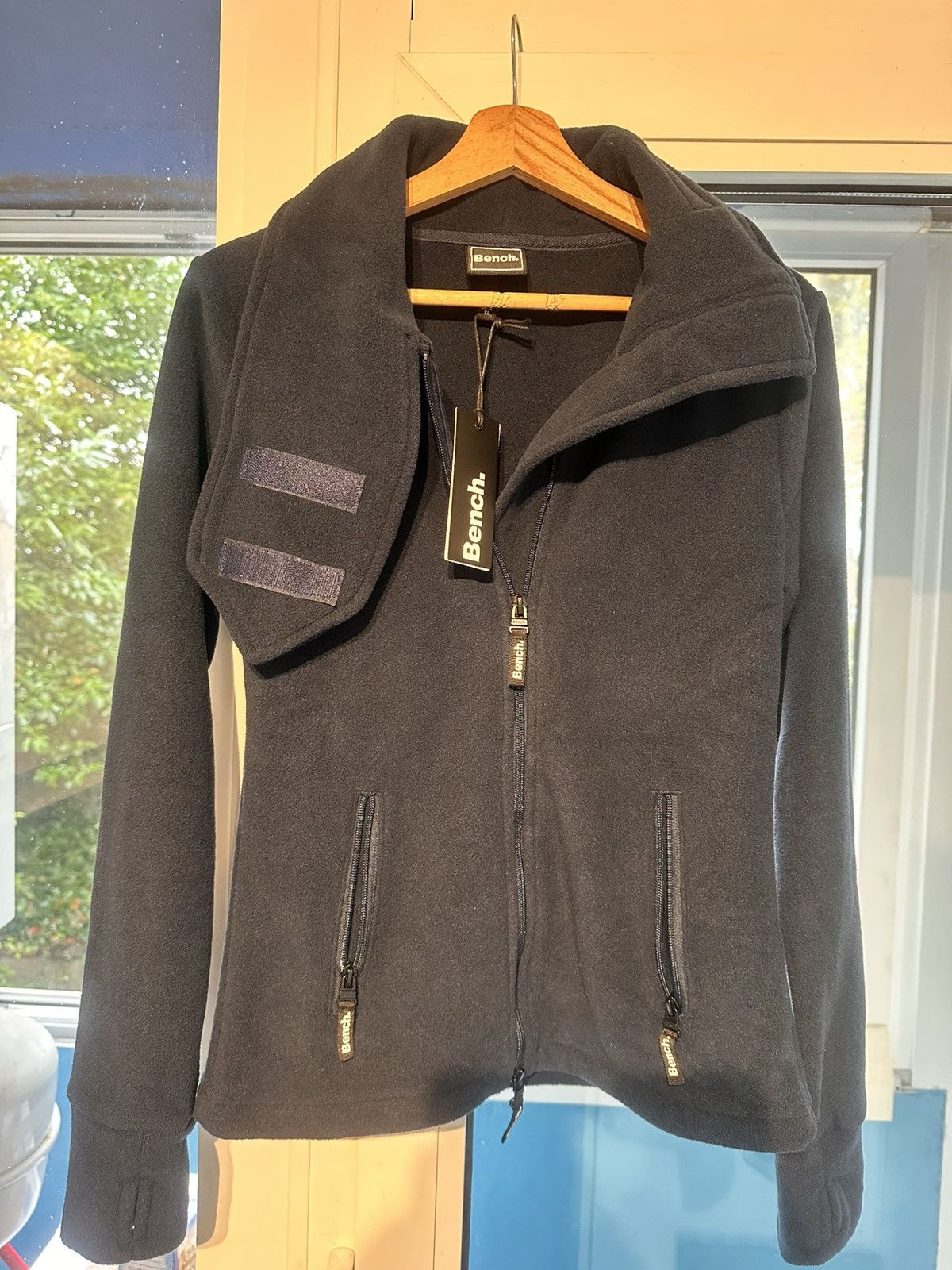 Bench Bench Fleece Jacket Navy – XS / EU 36 – New With Tags Size XS / US 0-2 / IT 36-38 - 1 Thumbnail