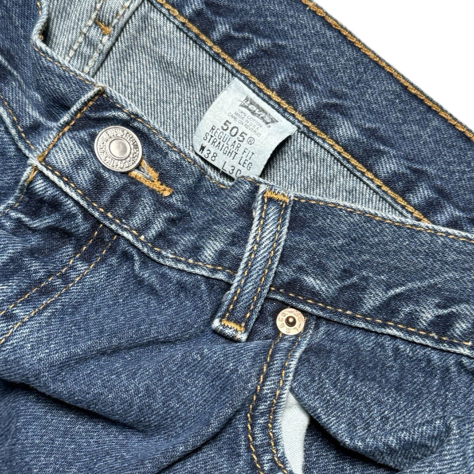 Levi's Vintage Levi's 505 Jeans USA Made Red Tab 36x30 Size US 36 / EU 52 - 4 Thumbnail
