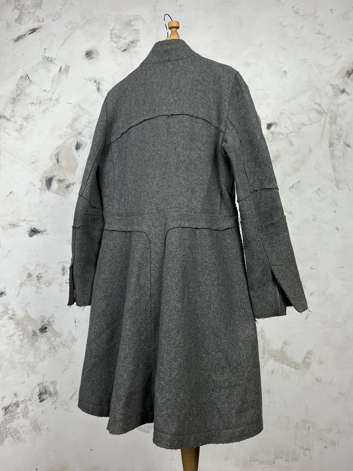 Vintage Armani Exchange Wool Trench Coat Jacket Size M L