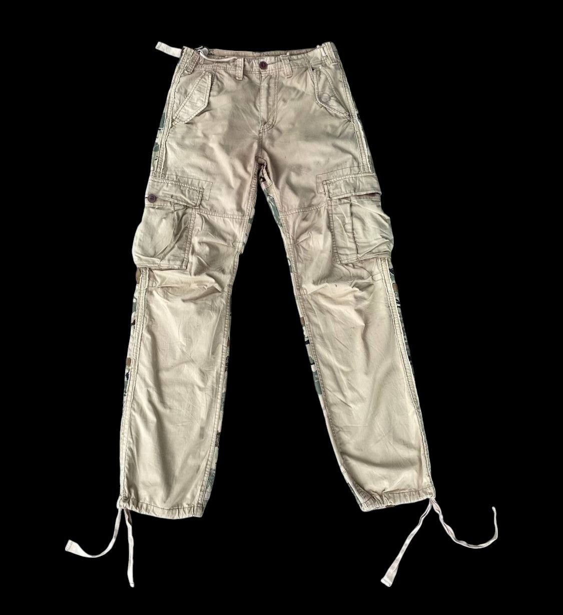 Avirex × Vintage RARE VINTAGE AVIREX CARGO PANELLED CAMO SPLIT DESIGN Size US 29 - 2 Thumbnail