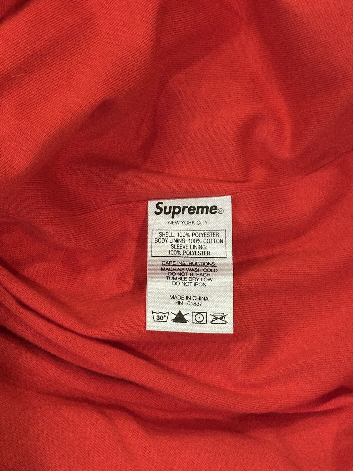 Supreme Supreme SAMPLE “WAR” Coaches Jacket - Medium Red Size US M / EU 48-50 / 2 - 8 Thumbnail