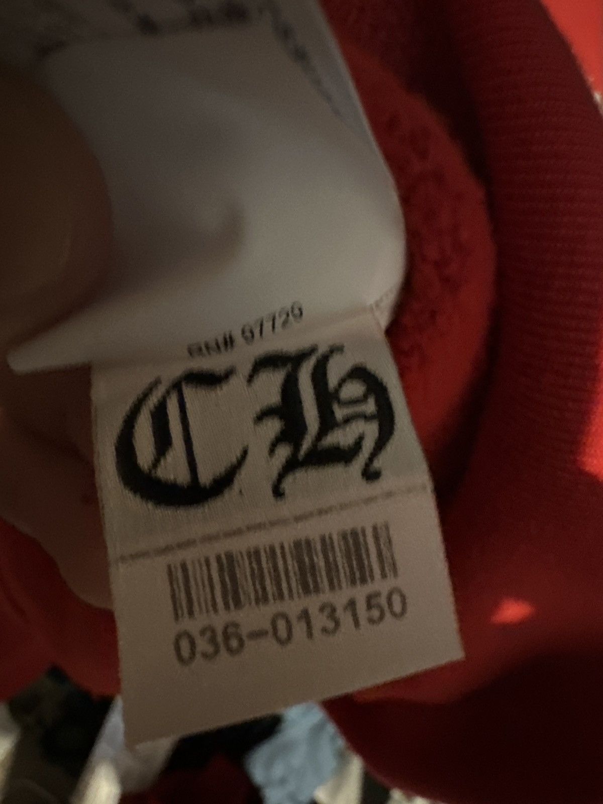 Chrome Hearts Chrome hearts “Hollywood” Red Cross crew neck Size US L / EU 52-54 / 3 - 10 Thumbnail