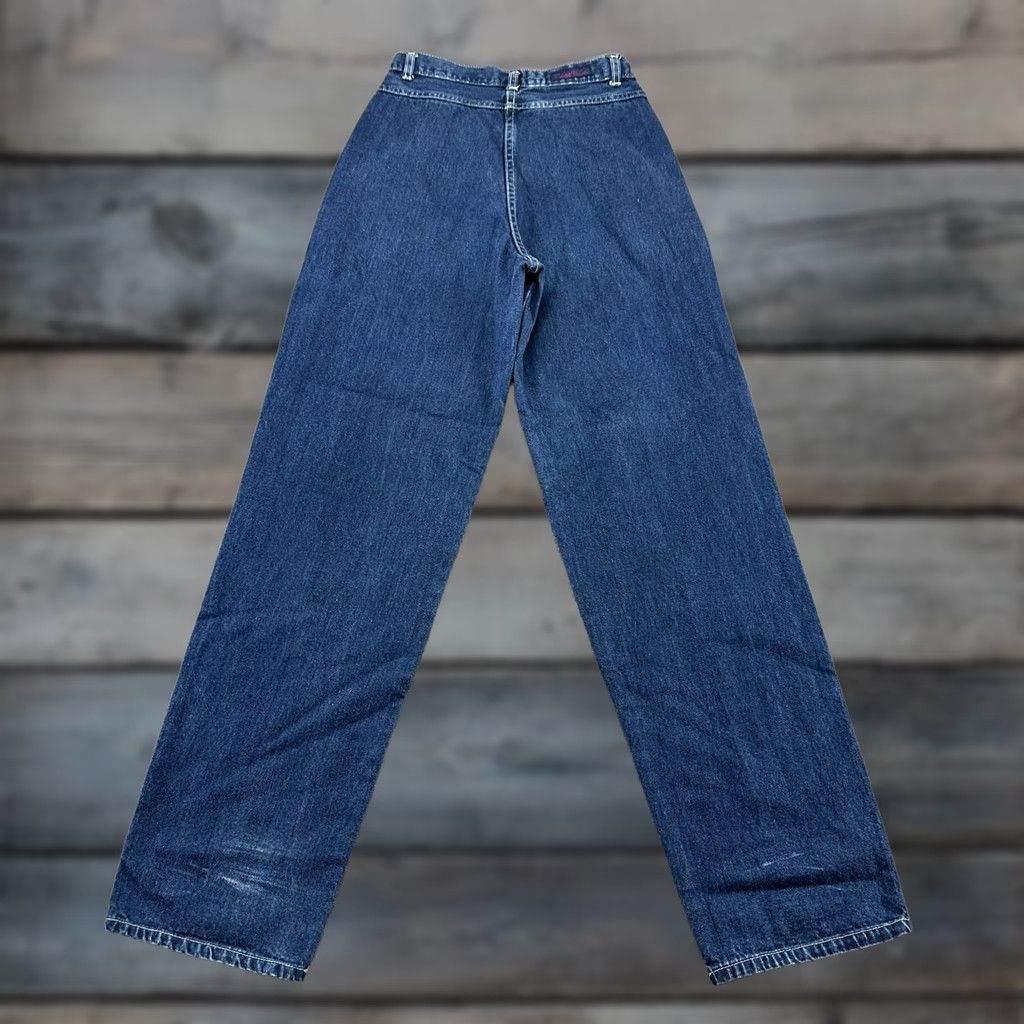 Vintage VINTAGE Seattle Blues Jeans Womens 11 Blue High Waisted Dark Wash Cowgirl 90s Jeans Mens? Size 26" / US 2 / IT 38 - 1 Thumbnail