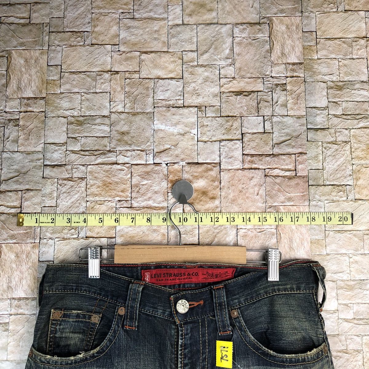 Levi's 507 Levis Blue Denim jeans Pants #7571 Size US 31 - 4 Thumbnail