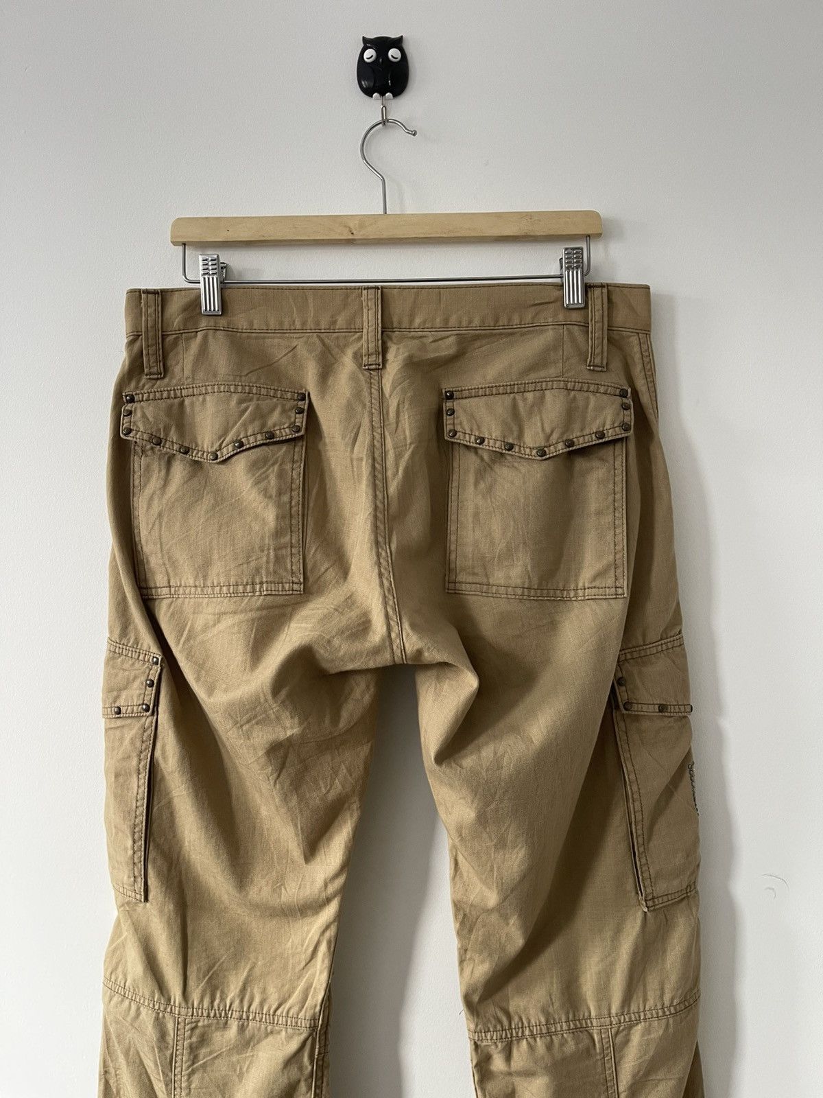 Seditionaries Rare Vintage RATTLE TRAP Japan Parachute Bondage Cargo Pant Size US 34 / EU 50 - 19 Thumbnail