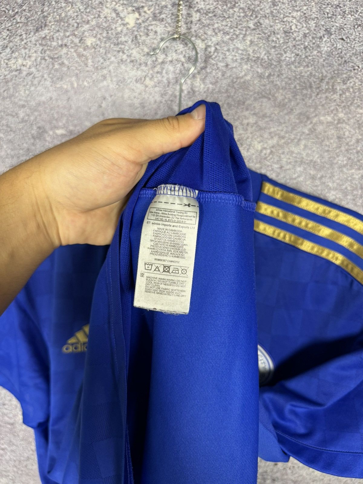Adidas Vintage Leicester City 2018/19 Adidas Soccer Jersey Size US L / EU 52-54 / 3 - 9 Thumbnail