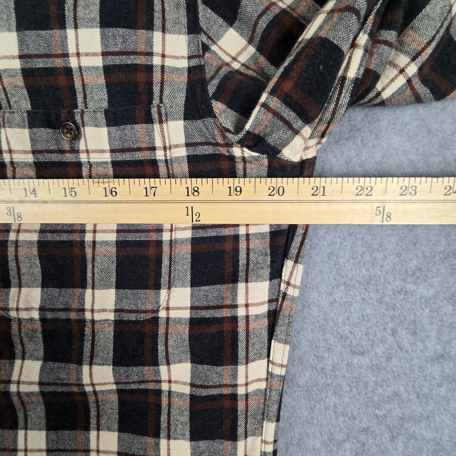 J.Crew J. Crew Mercantile Shirt Medium Brown Flannel Elbow Patches Size US M / EU 48-50 / 2 - 16 Thumbnail