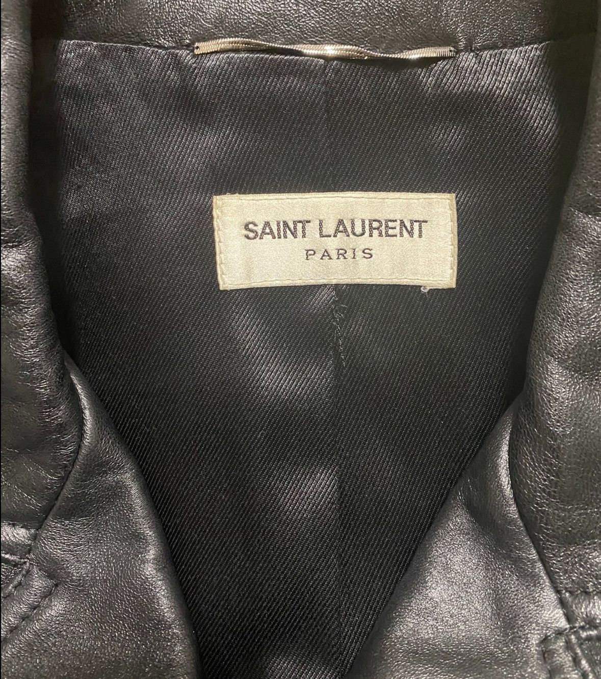 saint laurent leather jacket with five zippers
