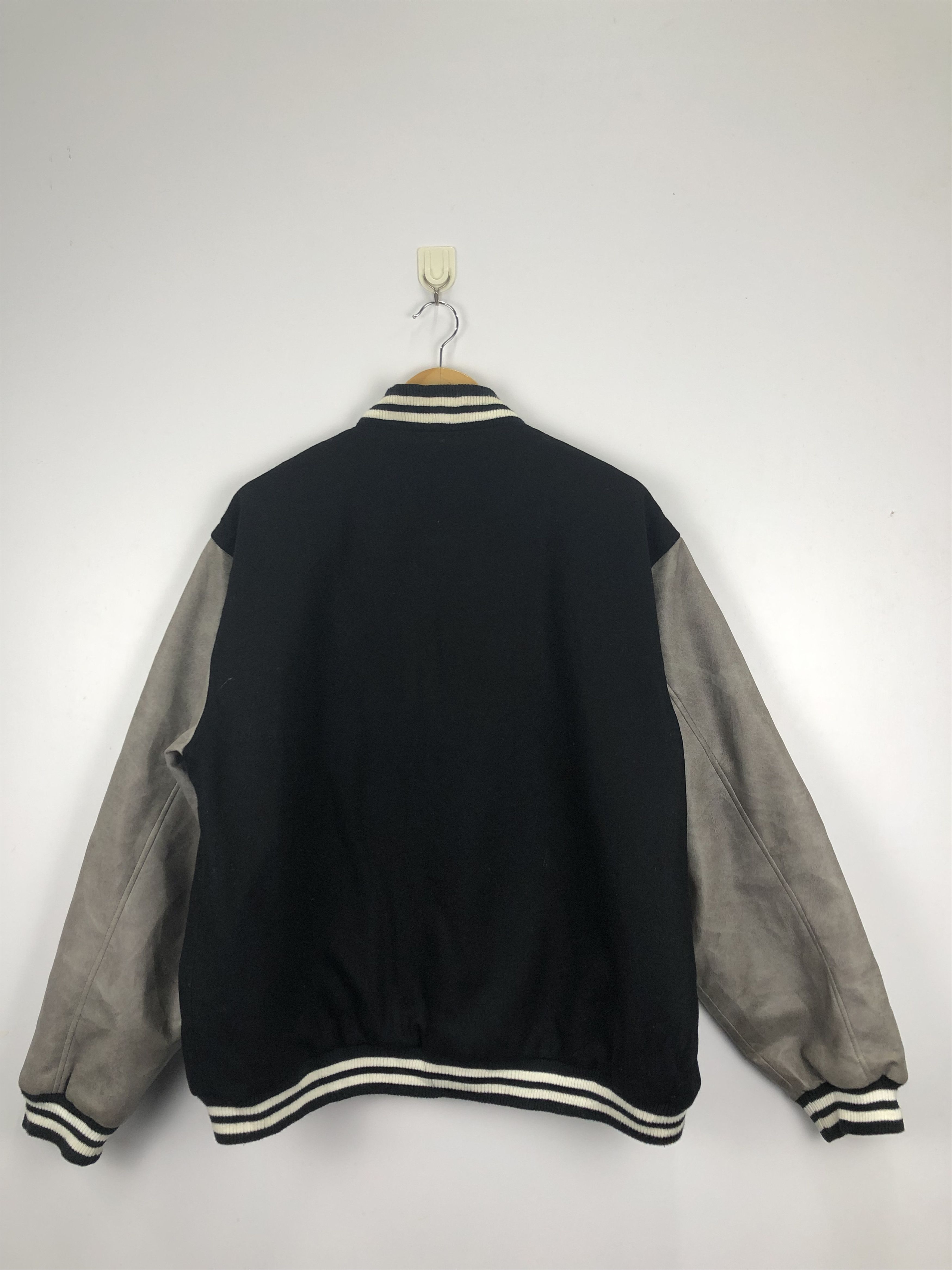 MLB Vintage 90s Sox MLBP Varsity Jacket Leather V0379 Size US L / EU 52-54 / 3 - 3 Thumbnail