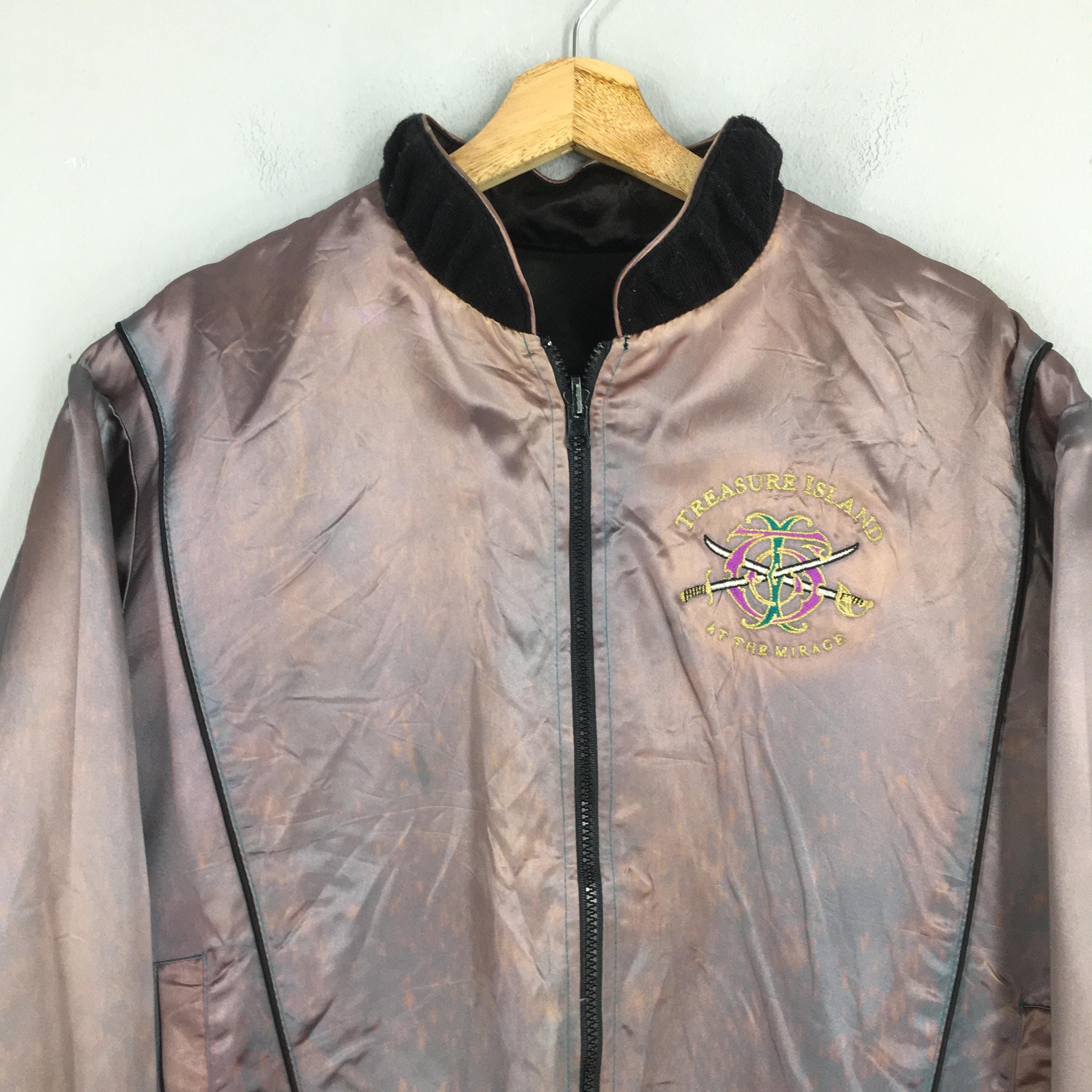 Vintage Vintage Flamingo Treasure Island Zipper Jacket Medium Size US M / EU 48-50 / 2 - 7 Thumbnail