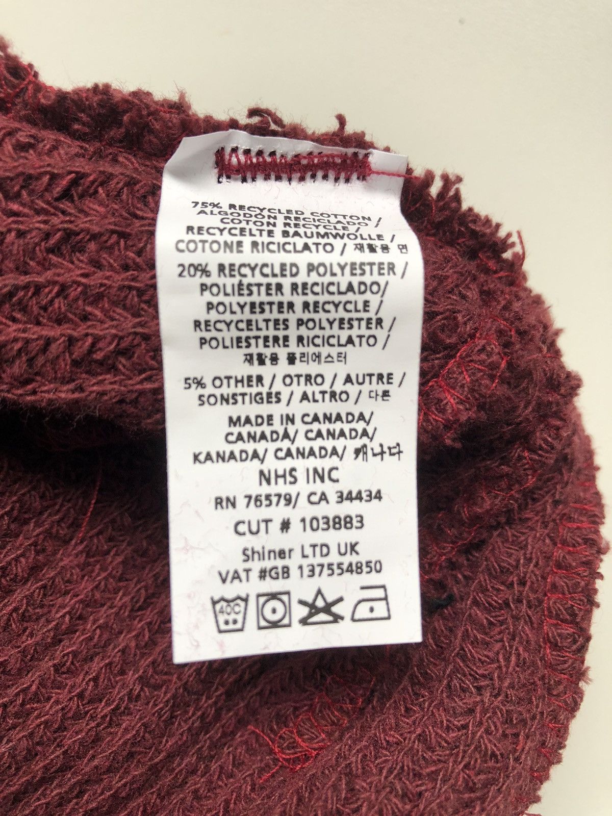 Santa Cruz Skateboards Rare Recycled Cotton Blend Beanie Size ONE SIZE - 3 Thumbnail