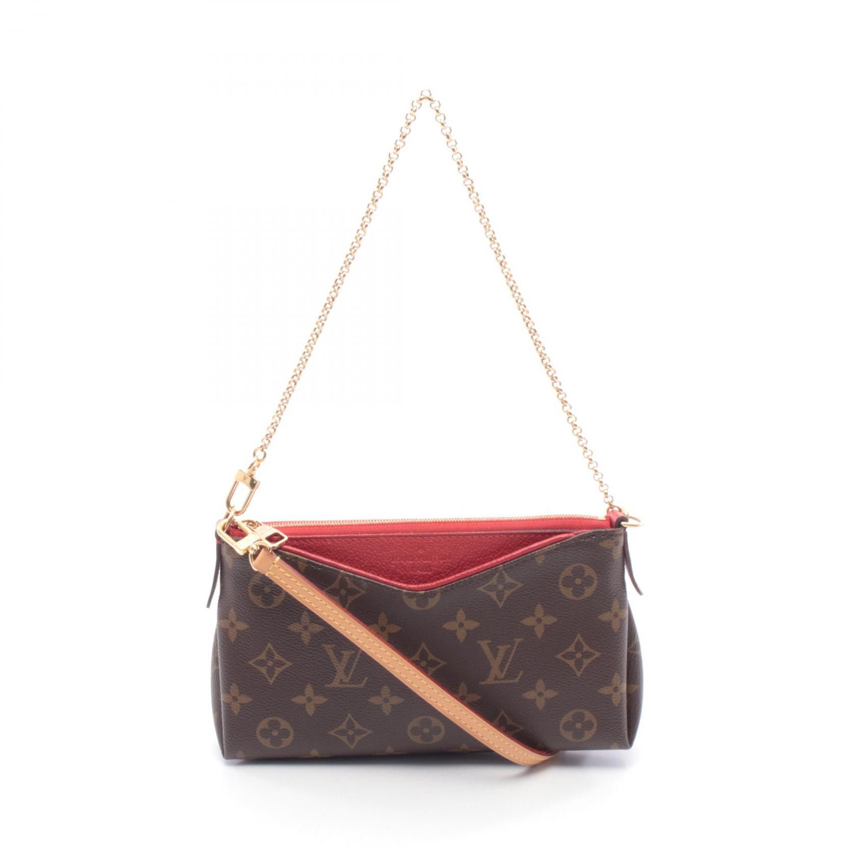 Louis Vuitton Louis Vuitton Louis Vuitton Pallas Clutch Monogram Clutch Textile Clutch Bag M41638 DUTY FREE for USA Size ONE SIZE - 1 Thumbnail