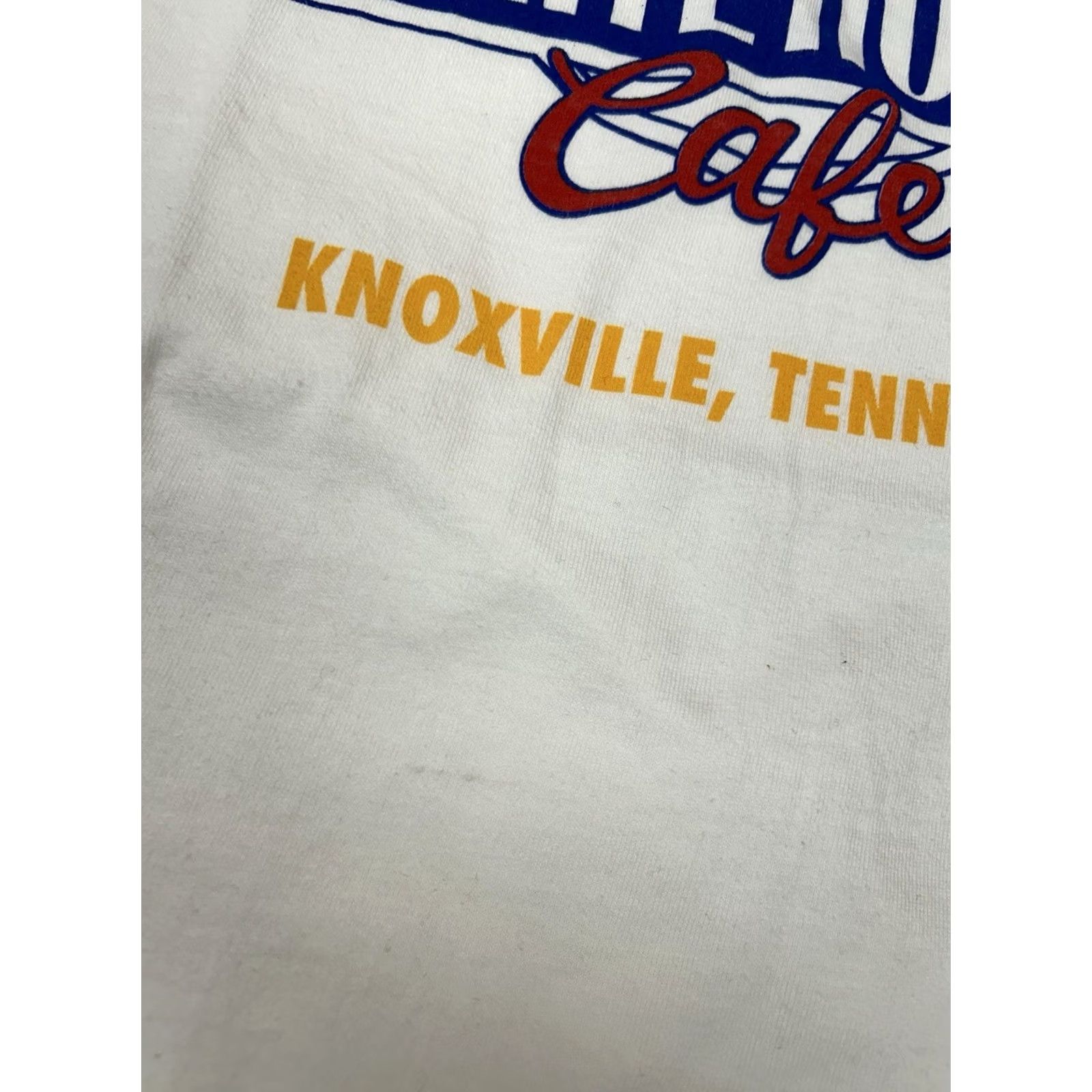 Vintage VINTAGE The White Horse Cafe Knoxville Tennessee T-Shirt 90s White Lrg Mens Size US L / EU 52-54 / 3 - 4 Thumbnail