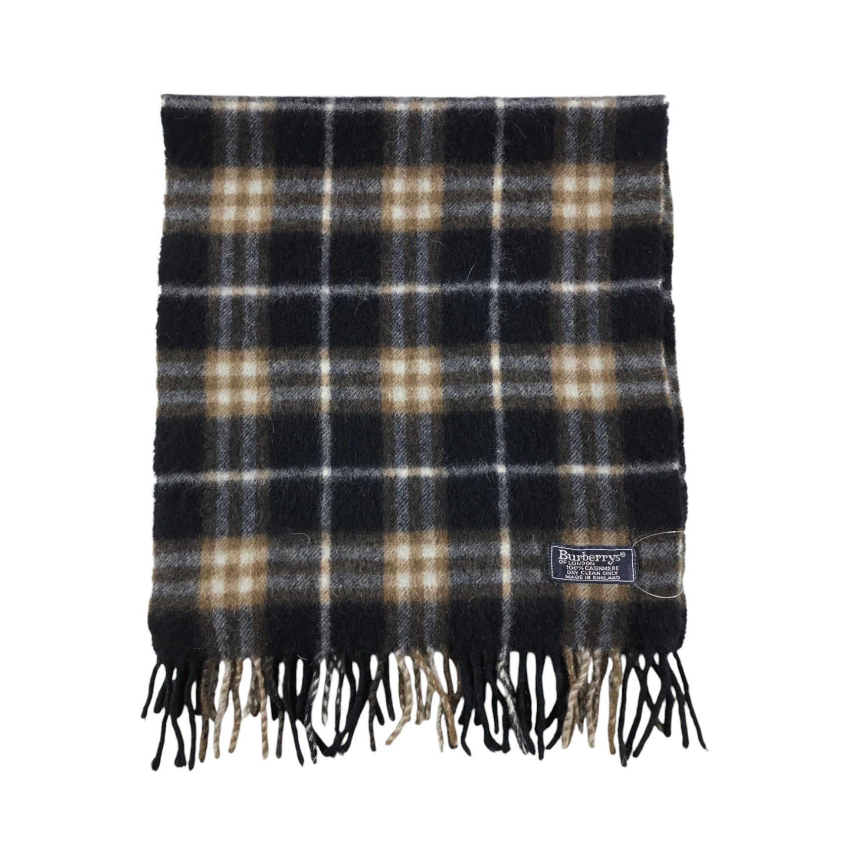 Burberry × Vintage Burberry Scarf / Muffler / Neckwear - WW2505 Size ONE SIZE - 2 Thumbnail
