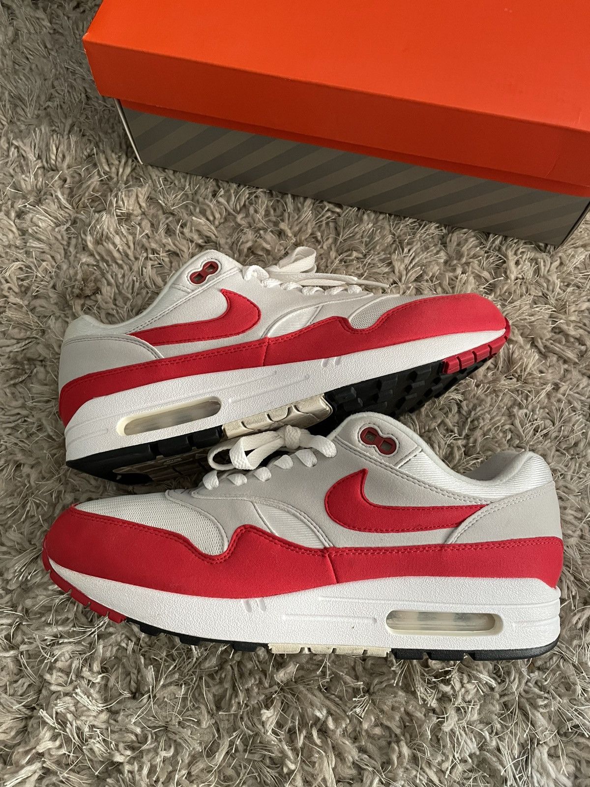 Nike Nike Air Max 1 Anniversary Red Size US 9 / EU 42 - 2 Thumbnail