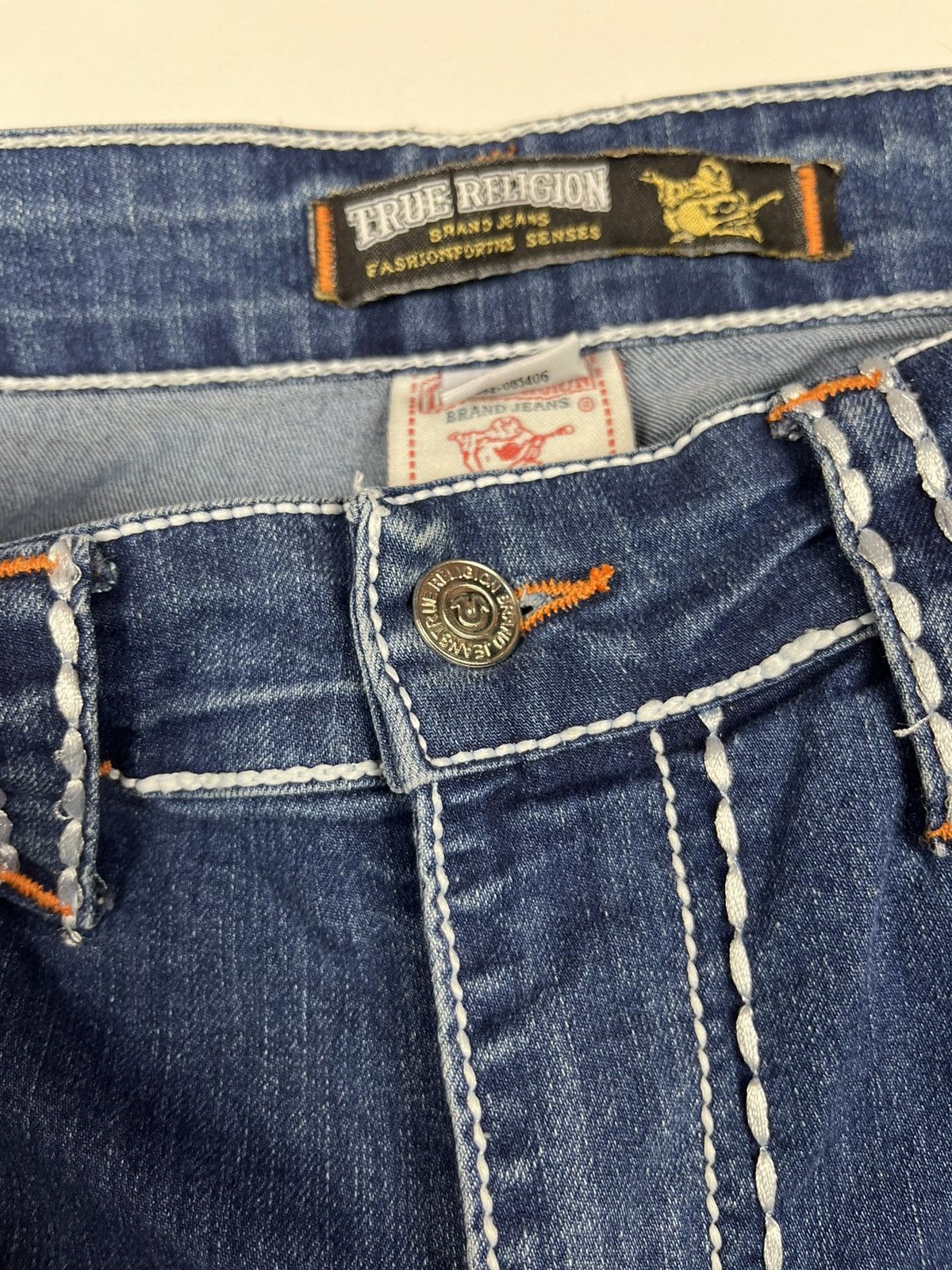 True Religion True Religion Joey Denim Blue Pants Size US 33 - 4 Thumbnail