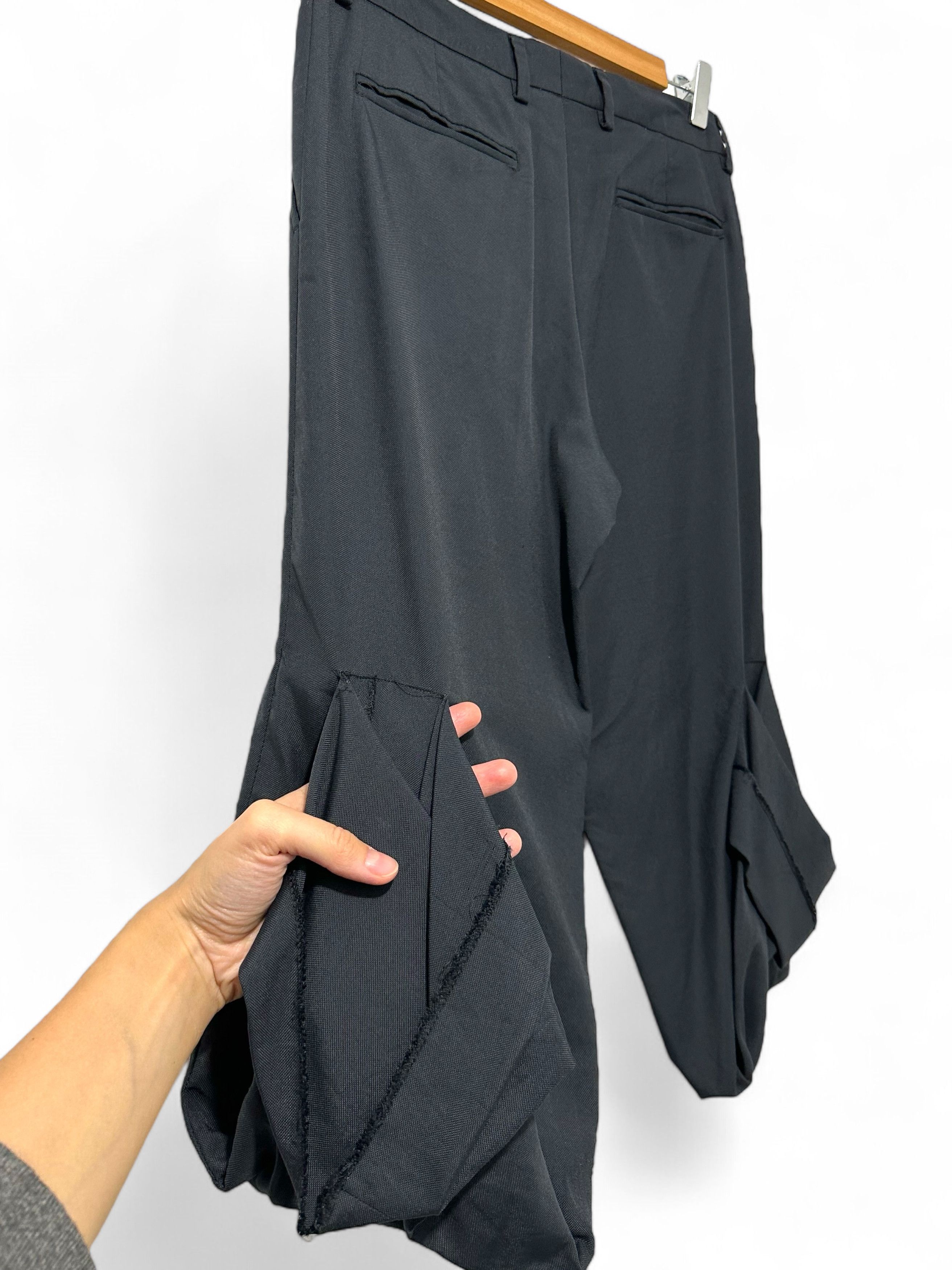 Maison Margiela Maison Martin Margiela 00s Pleated Cropped Trousers Size 26" / US 2 / IT 38 - 7 Thumbnail
