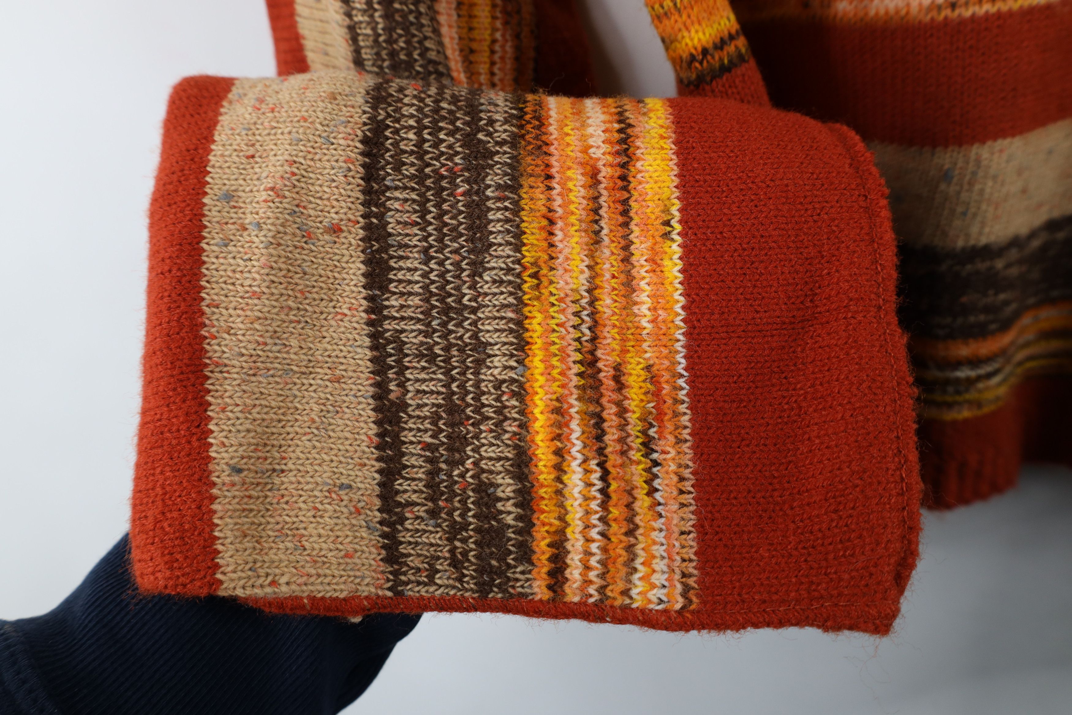 Vintage Vintage 60s 70s Boho Chic Flared Balloon Sleeve Knit Sweater Size M / US 6-8 / IT 42-44 - 6 Thumbnail