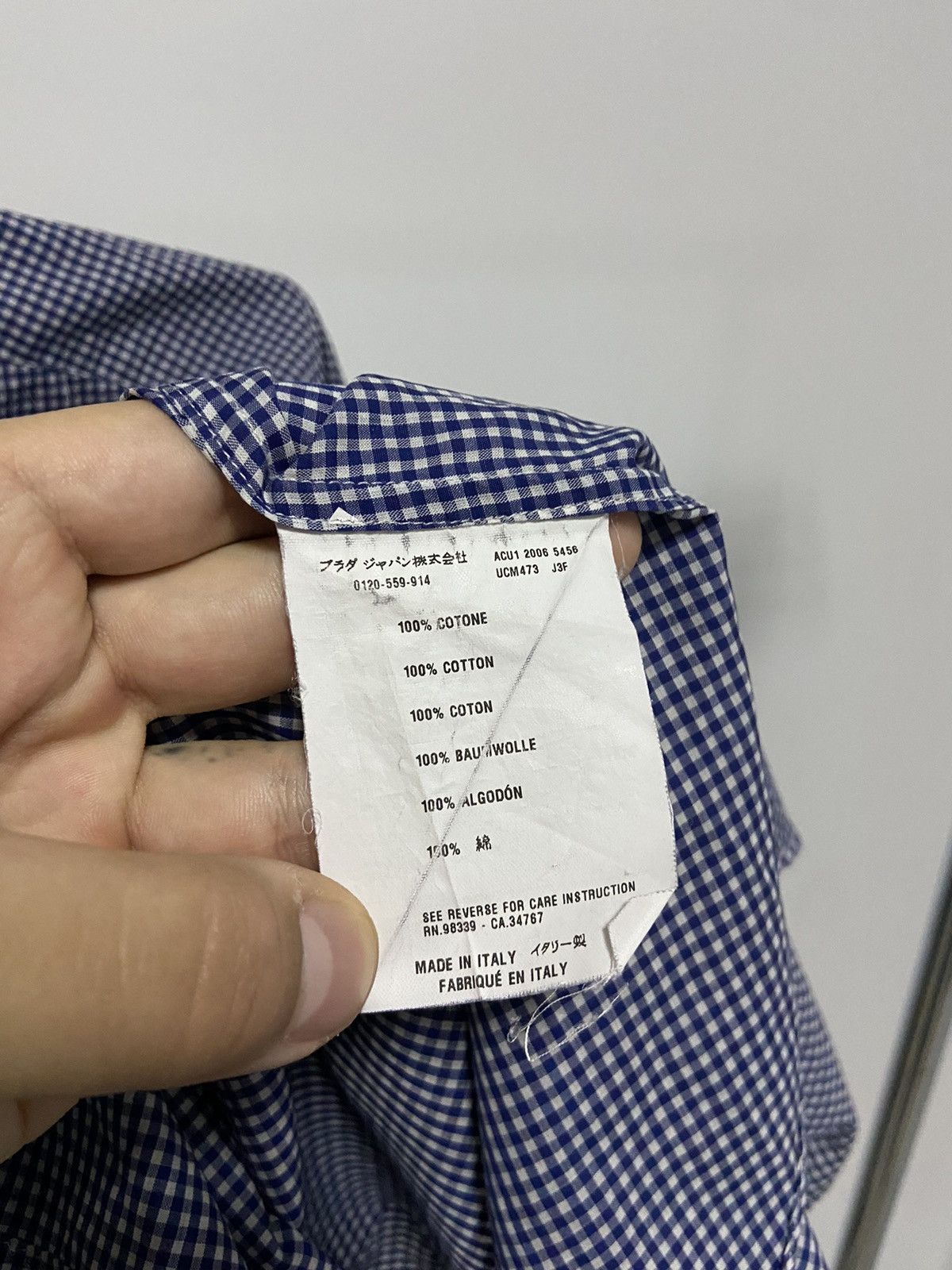 Prada × Vintage Prada Vintage Buttons White Classic luxury shirts Size US M / EU 48-50 / 2 - 6 Thumbnail