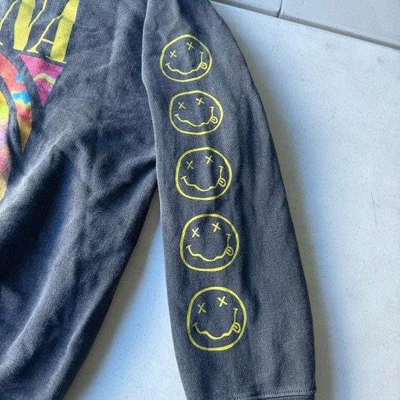 Nirvana NIRVANA GRAY OVER-DYED GRAPHIC CREWNECK SAMPLE PIECE SZ S/M Size M / US 6-8 / IT 42-44 - 3 Thumbnail