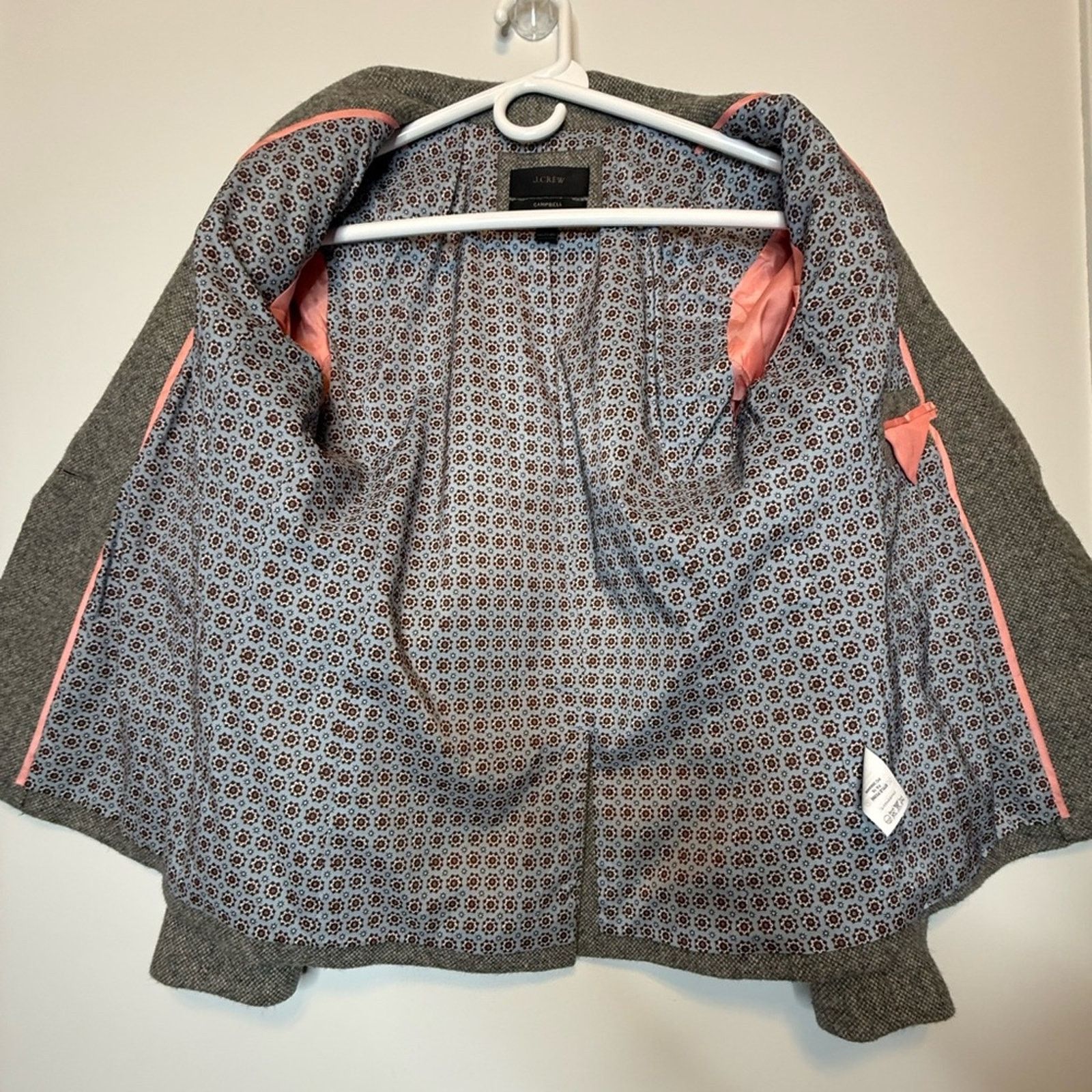 J.Crew RARE J.Crew Campbell Donegal Blazer Wool Grey Size S / US 4 / IT 40 - 14 Thumbnail