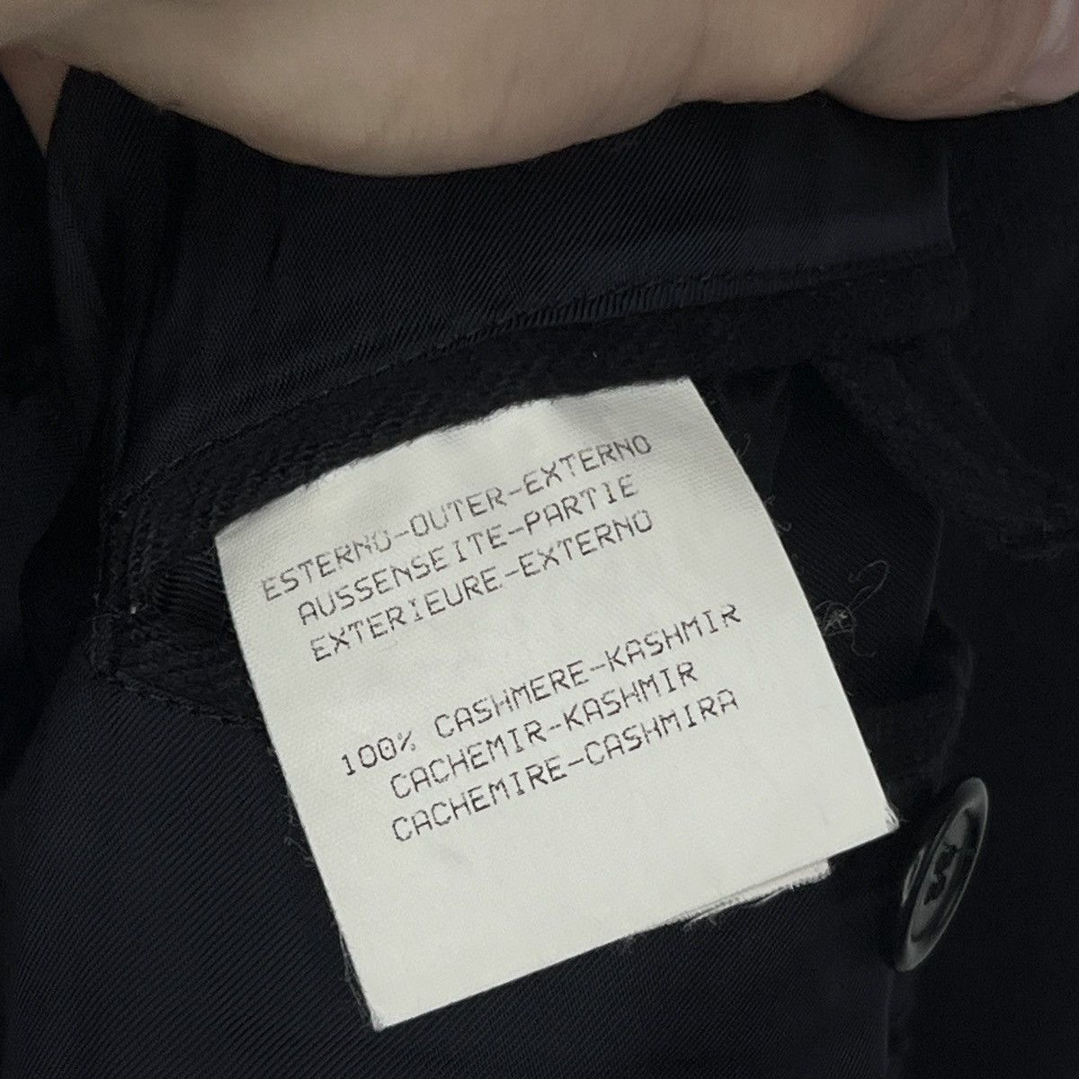 Ermenegildo Zegna Ermenegildo Zenga Men's 100% Pure Cashmere Coat Navy Size US L / EU 52-54 / 3 - 11 Thumbnail