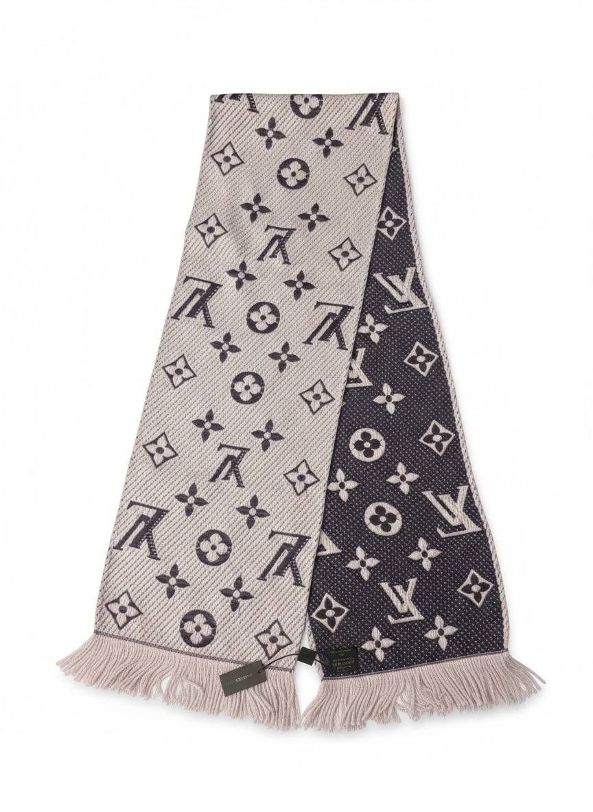Louis Vuitton Louis Vuitton Monogram Reversible Scarf (Pink & Dark Purple) Size ONE SIZE - 1 Thumbnail