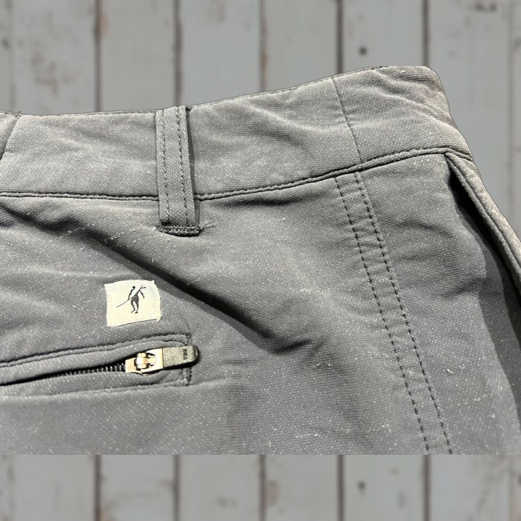 Vintage VINTAGE Toes On The Nose Shorts Chino Mens 38 Gray Flat Front Nylon Blend 8" Inseam Pants Size US 38 / EU 54 - 1 Thumbnail
