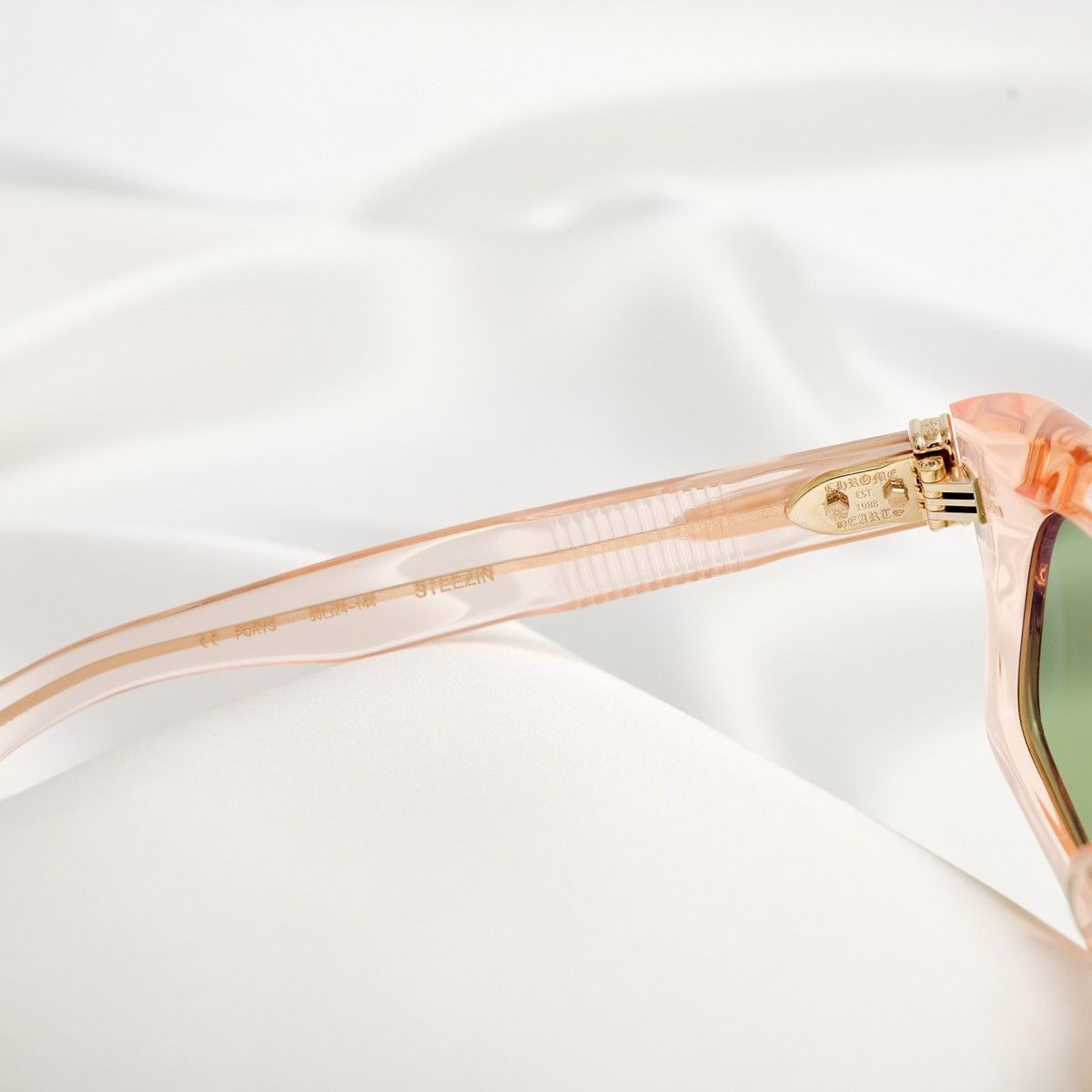 Chrome Hearts CHROME HEARTS STEEZIN PINK CRYSTAL SUNGLASSES Size ONE SIZE - 5 Thumbnail