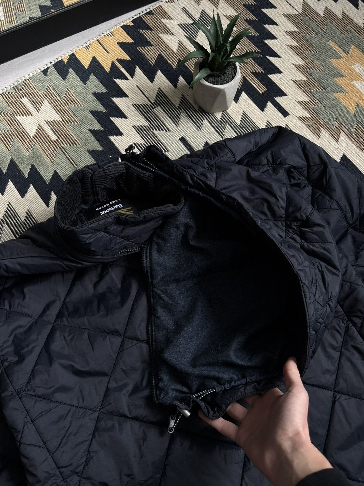 Barbour Vintage Barbour Land Rover Defender Holmby Quilted Jacket Size US M / EU 48-50 / 2 - 13 Thumbnail
