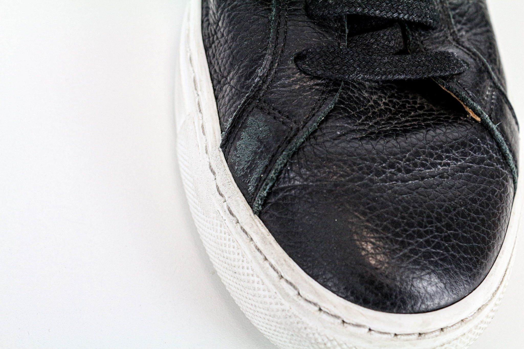 Suitsupply EU42 Black Grained Leather Sneakers 74315 Size US 9 / EU 42 - 11 Thumbnail