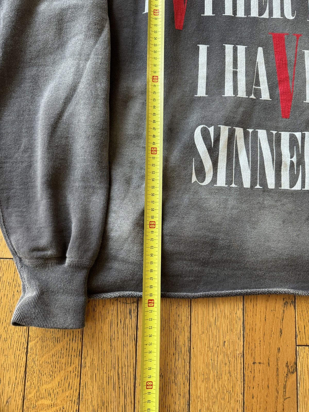 Japanese Brand *RARE* SAINT MXXXXXX MICHAEL VLONE JESUS HOODIE DISTRESSED Size US XL / EU 56 / 4 - 8 Thumbnail