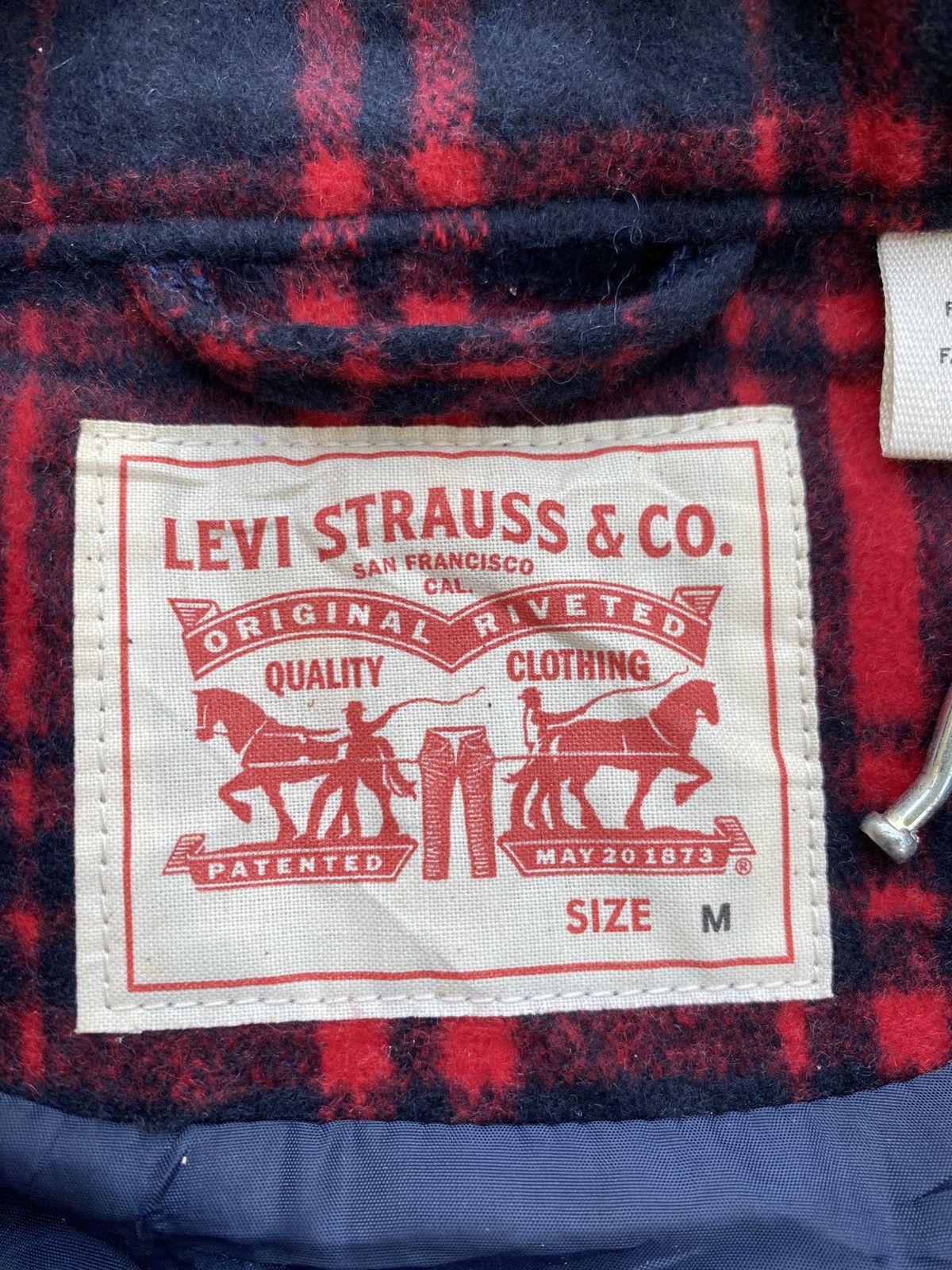 Levi's Vintage Levi's Strauss Chekered Wool Jacket Size US M / EU 48-50 / 2 - 14 Thumbnail