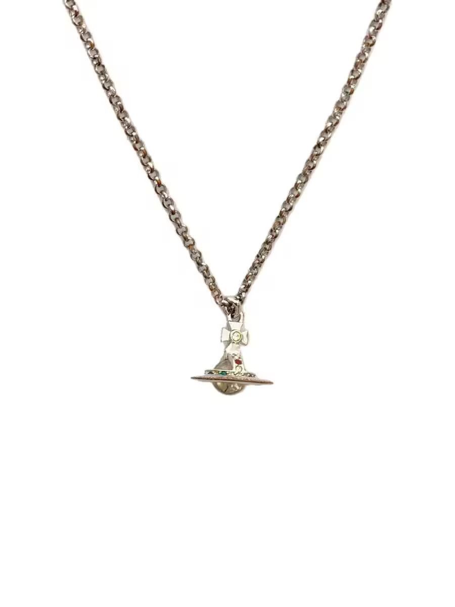 Vivienne Westwood 3D Crystal Orb Necklace Size ONE SIZE - 1 Thumbnail